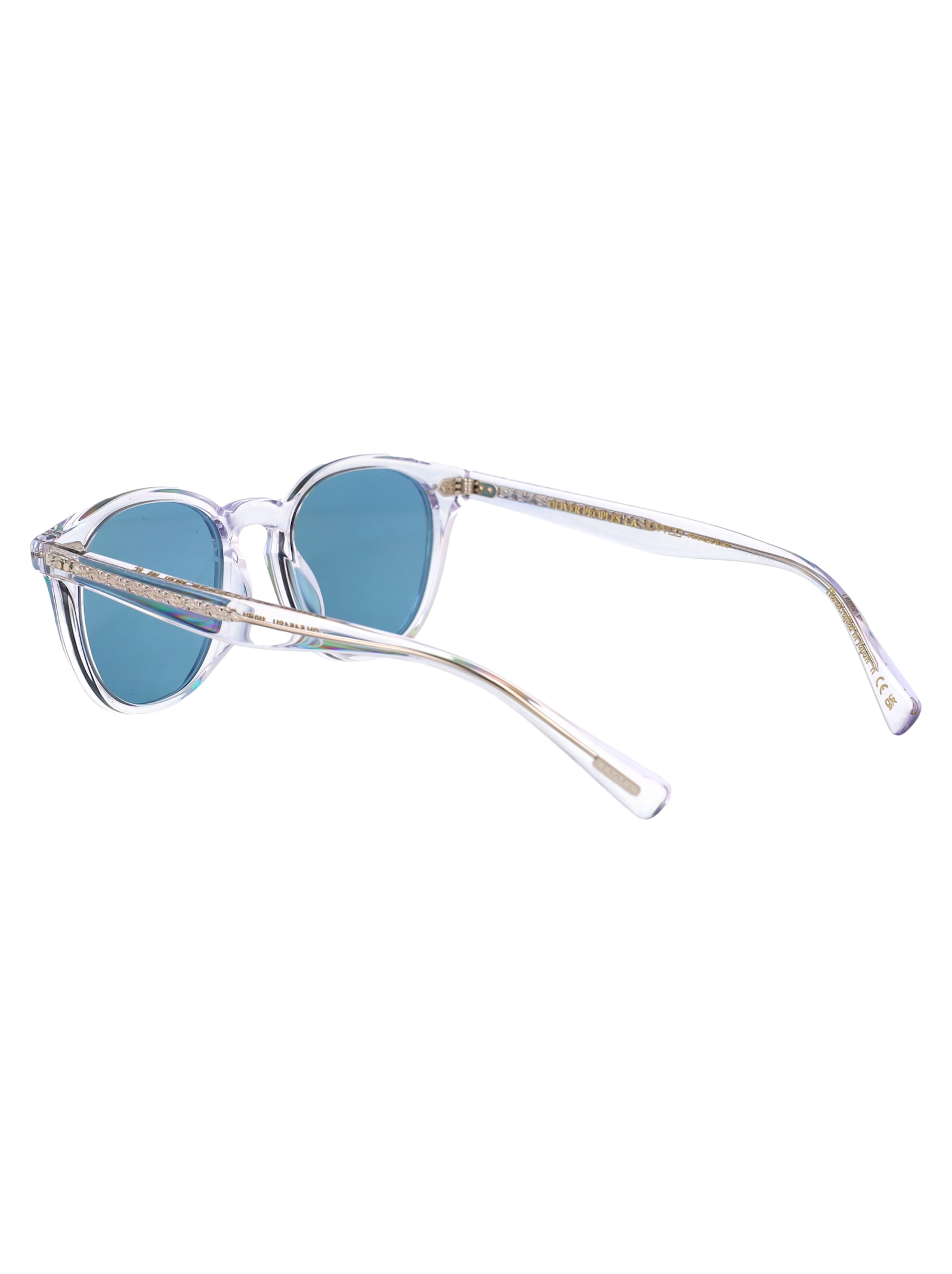 Oliver Peoples Desmon Wayfarer Sunglasses In Metallic