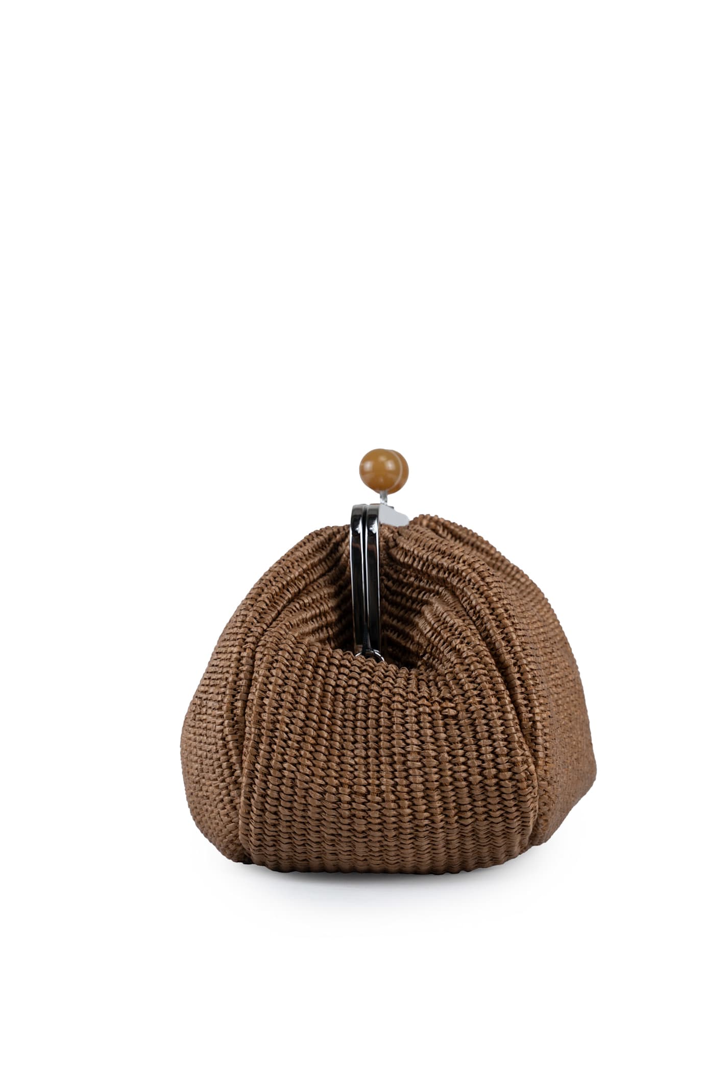 WEEKEND MAX MARA PASTICCINO BAG MEDIUM IN RAFFIA FORTUNA