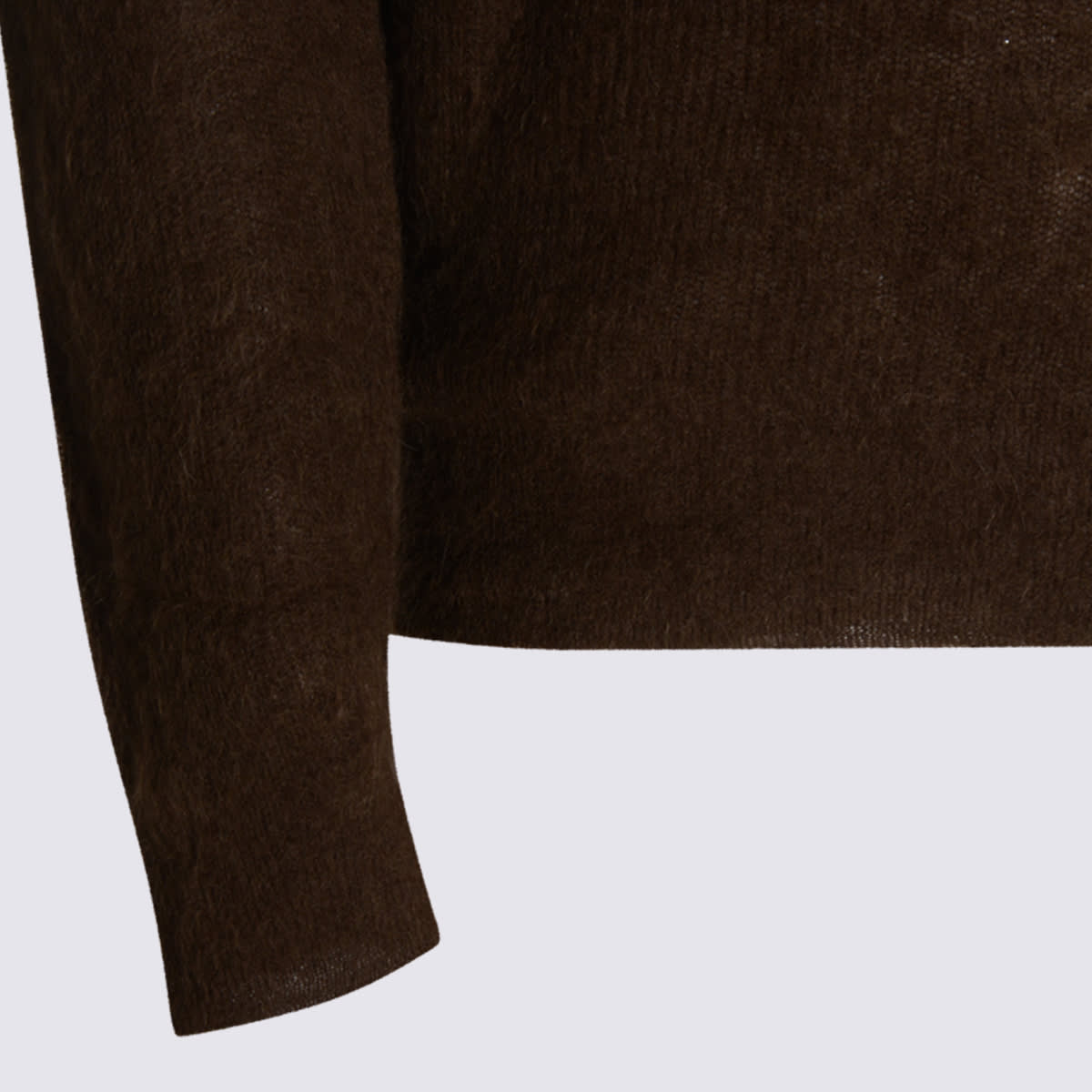 Auralee Long-sleeved Sweater In Brown