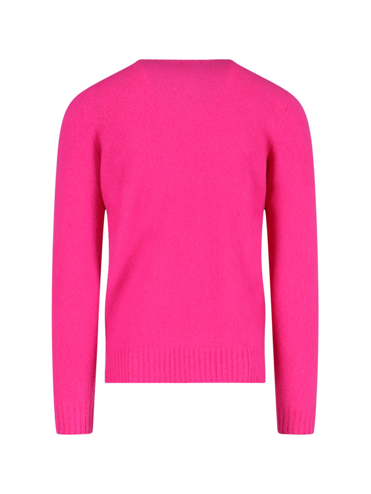 Shop Drumohr Basic Crew-neck Sweater In Pink