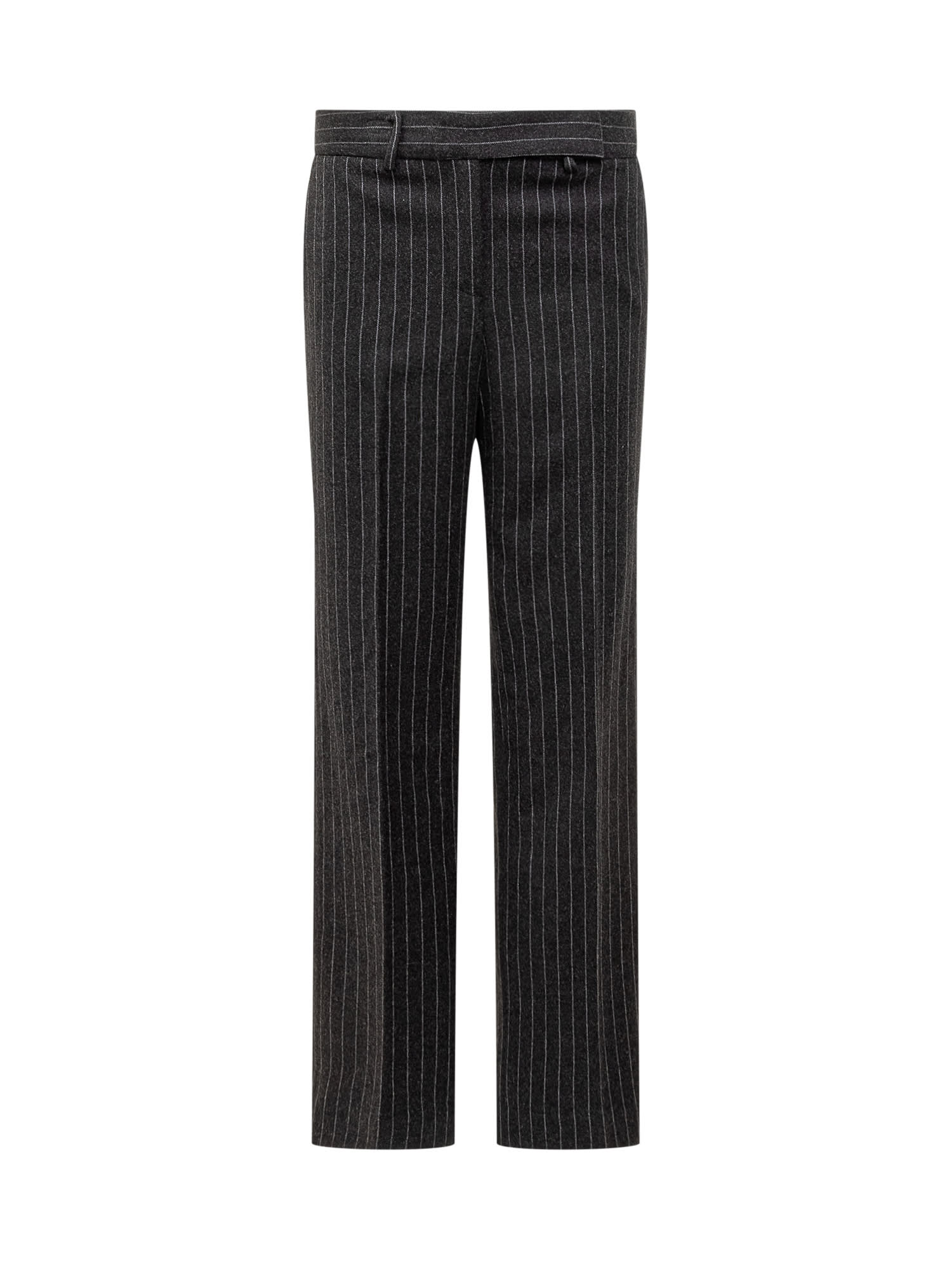 Shop Michael Michael Kors Trousers In Charcoal Hthr