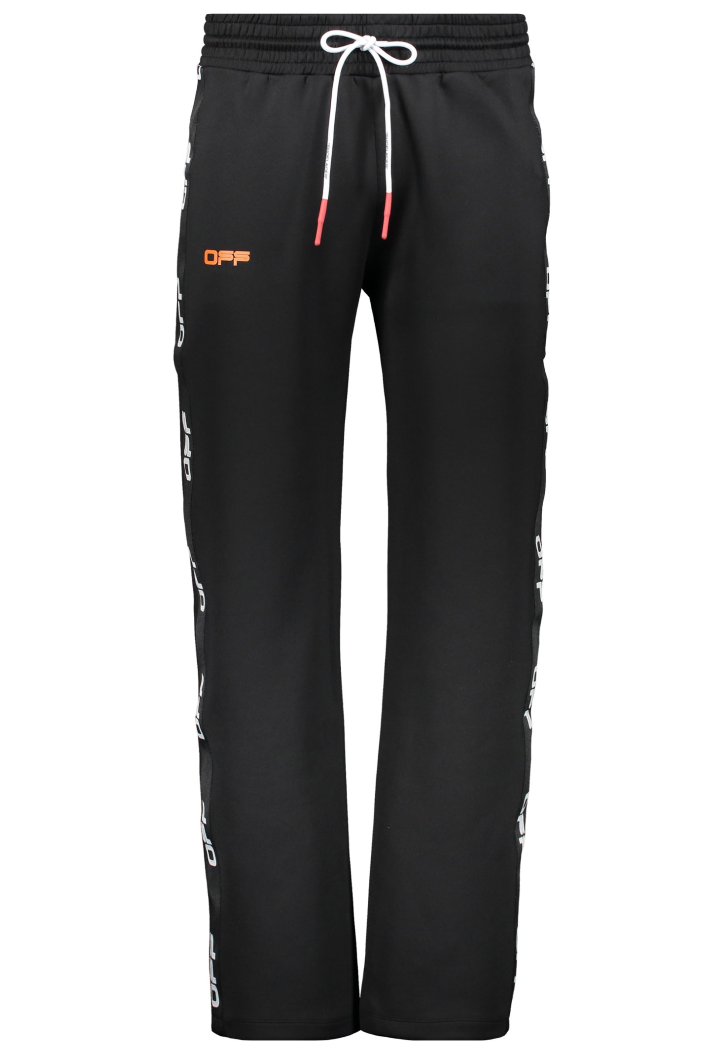 Off-white Techno Fabric Track Pants In Black