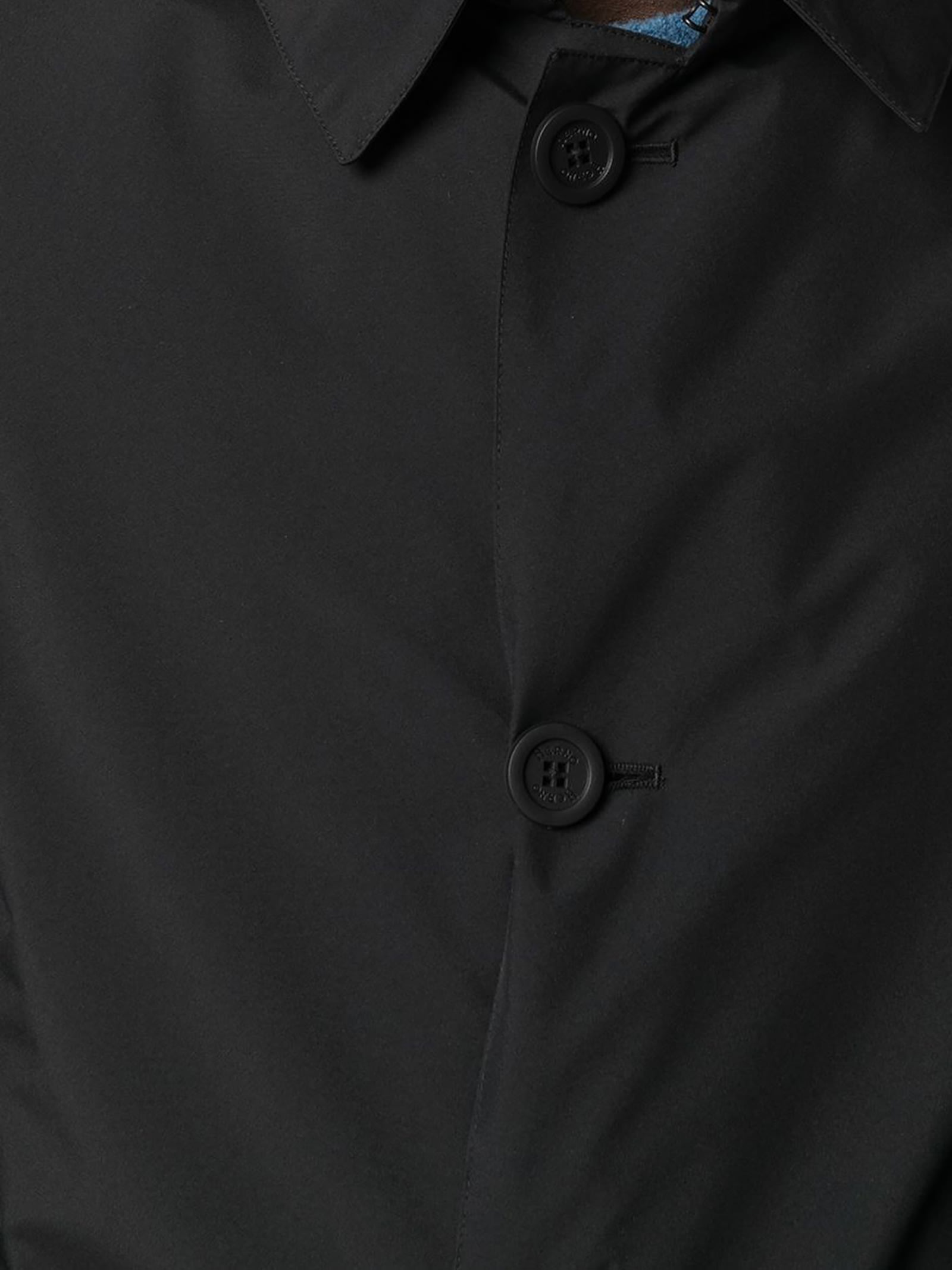 Shop Herno Black Waterproof Raincoat