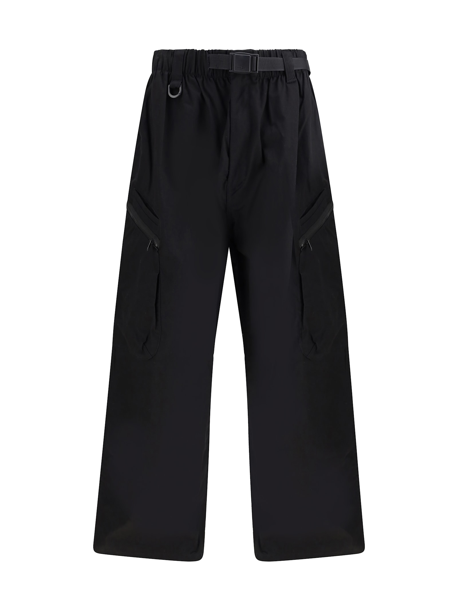 Y-3 Track Pants With Belt Detail And Pockets In Black