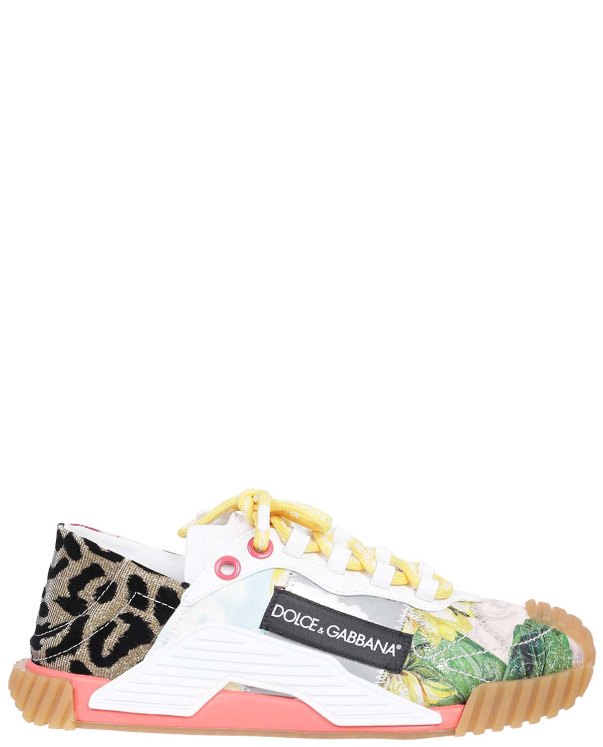 Buy Dolce & Gabbana Patchwork Ns1 Sneakers online, shop Dolce & Gabbana shoes with free shipping
