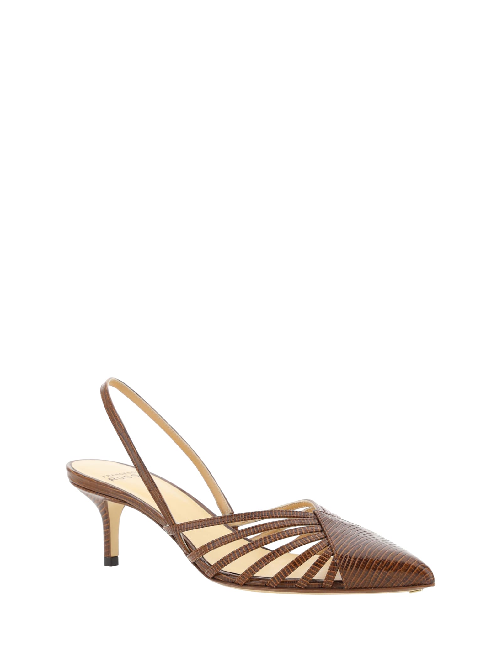 Shop Francesco Russo Pumps In Tan