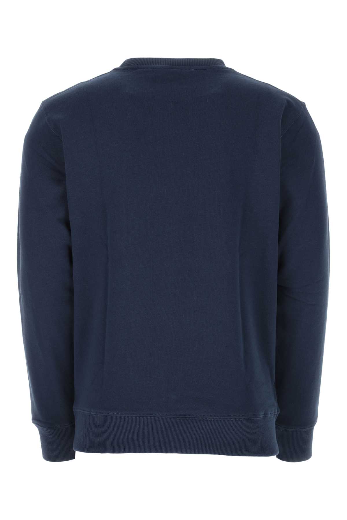 Shop Etudes Studio Blue Cotton Sweatshirt