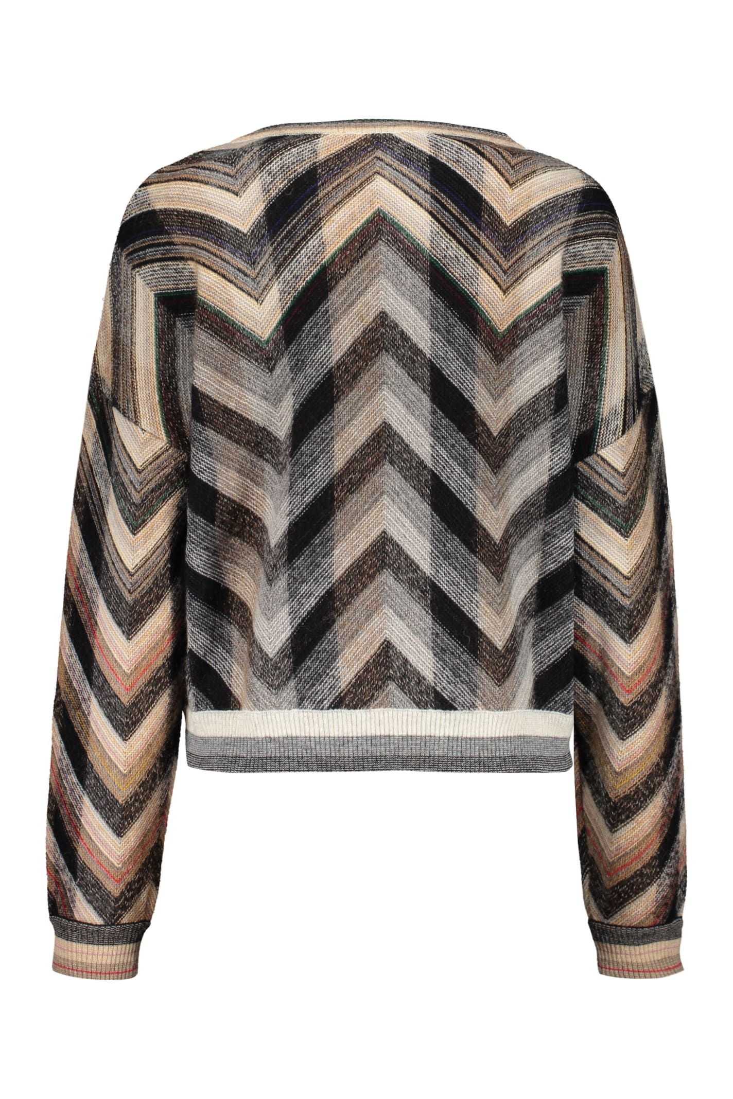 Shop Missoni Wool Blend Pullover In Multicolor