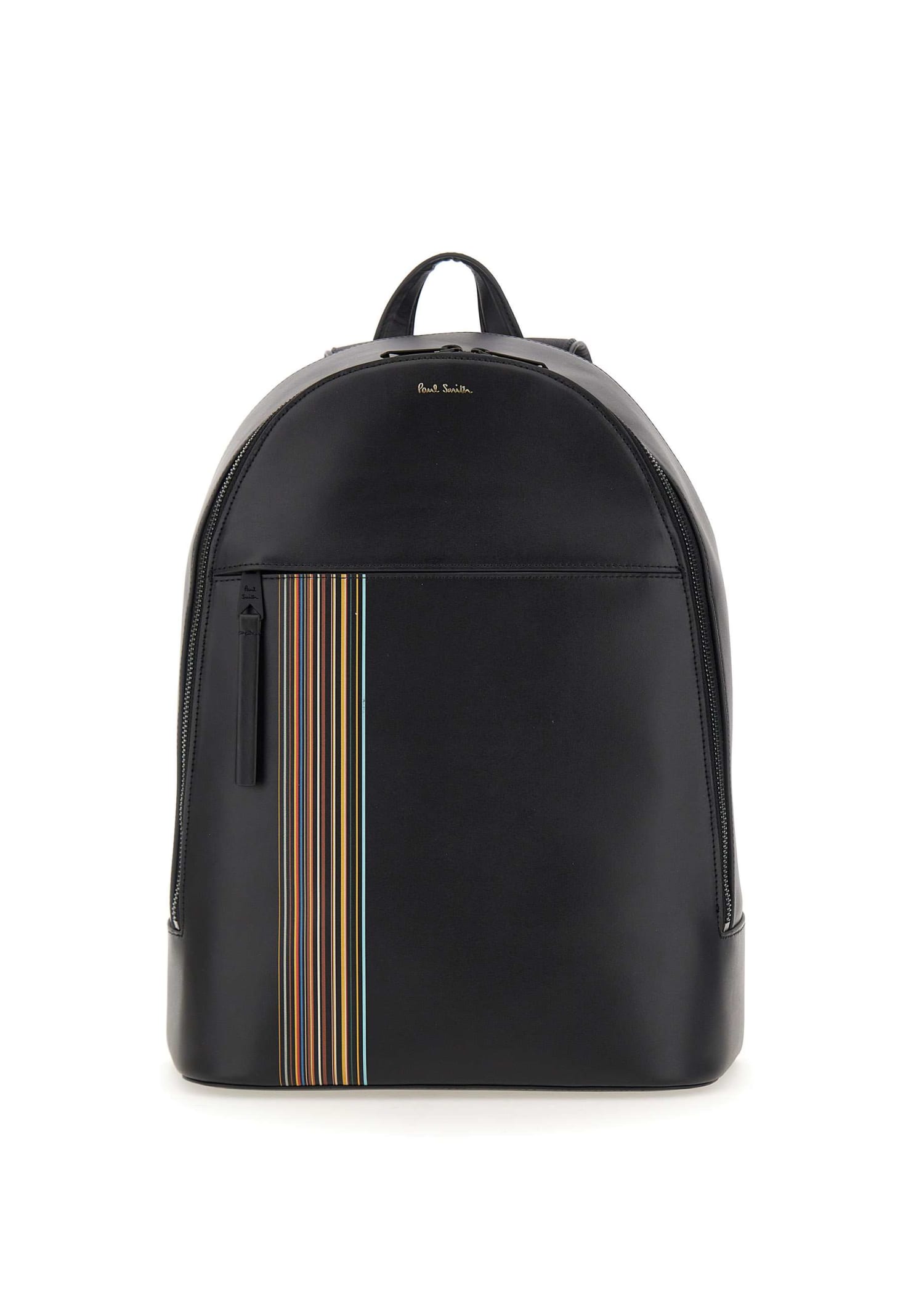 Paul Smith Black Canvas Signature Stripe Sling Backpack – BlackSkinny