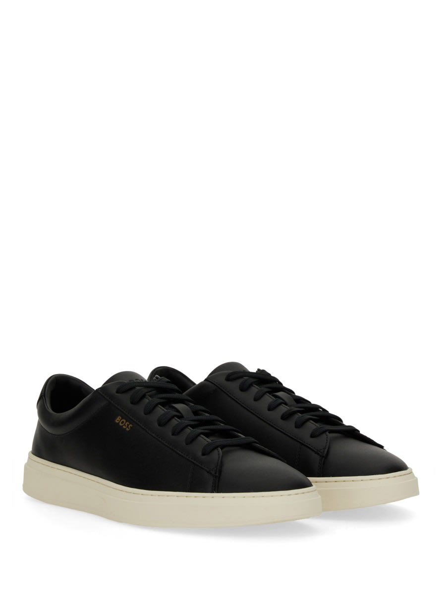 Hugo Boss Boss Sneakers In Black