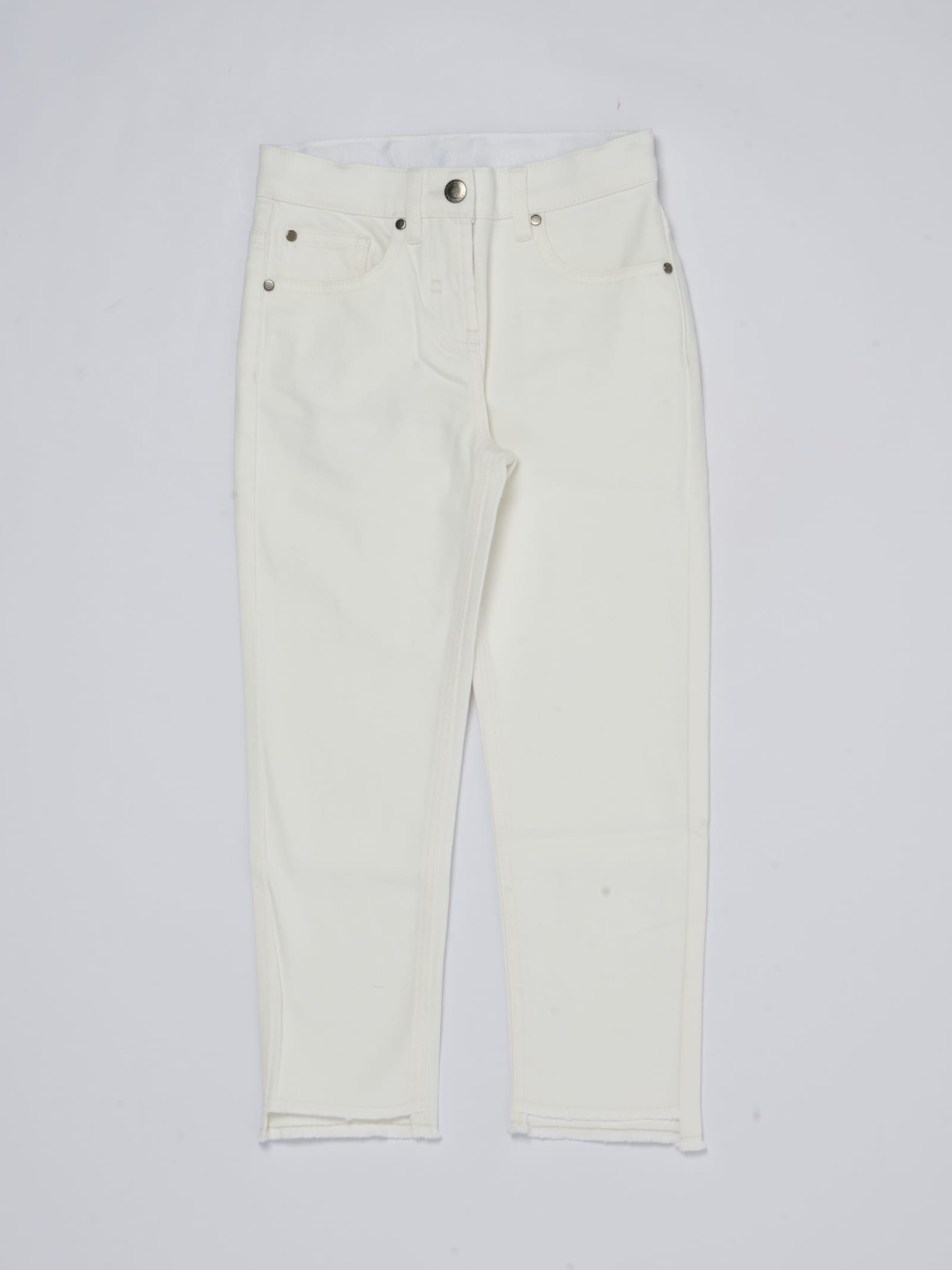 Stella Mccartney Kids' Trousers Trousers In Bianco