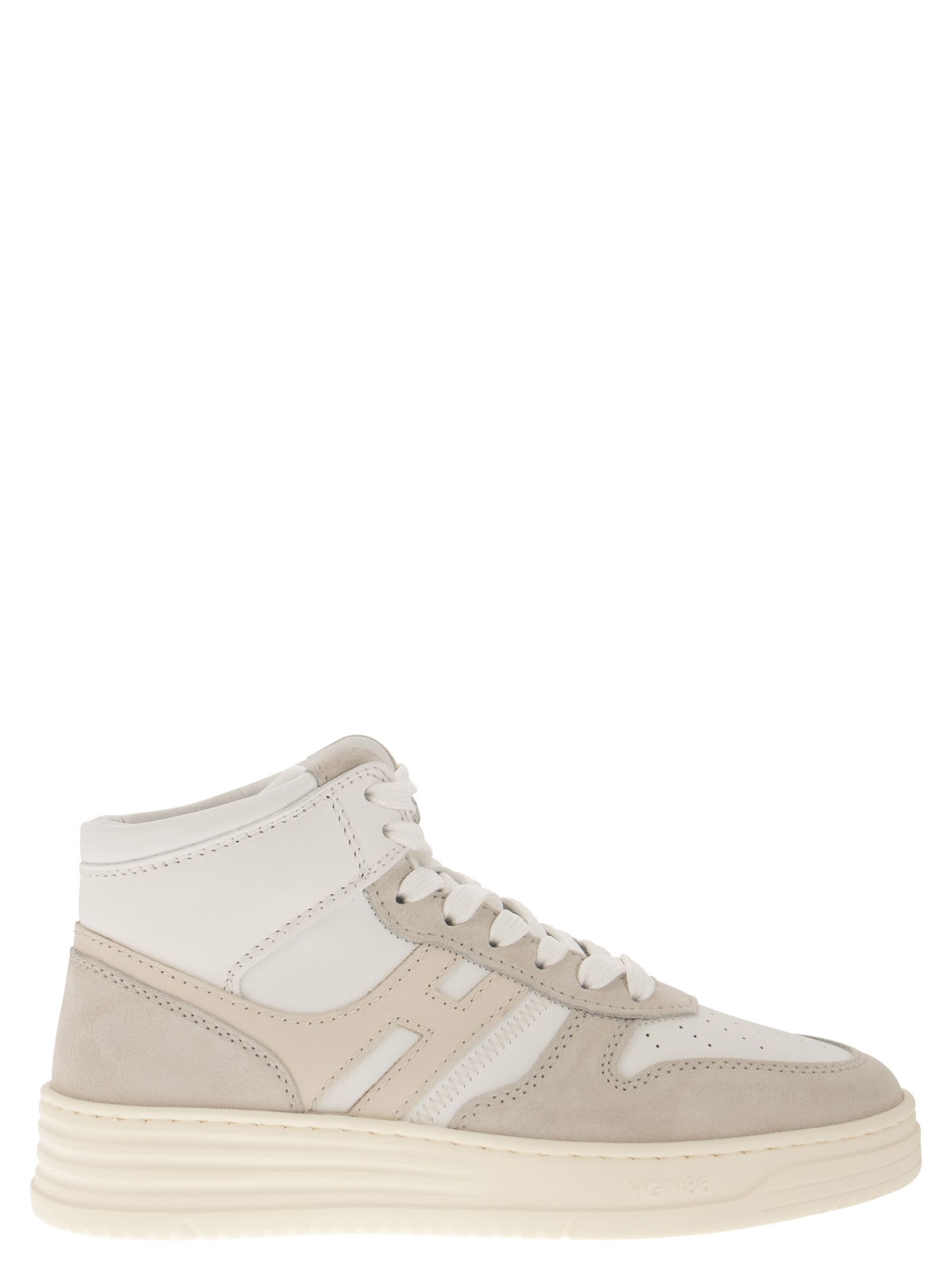 Shop Hogan Sneakers H630 In Bianco