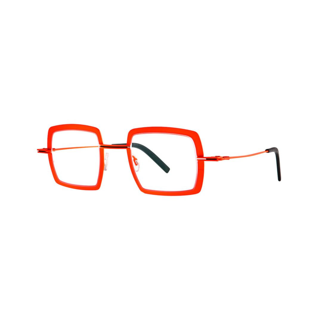 Shop Theo Eyewear Super 3005 Fluo Orange3005