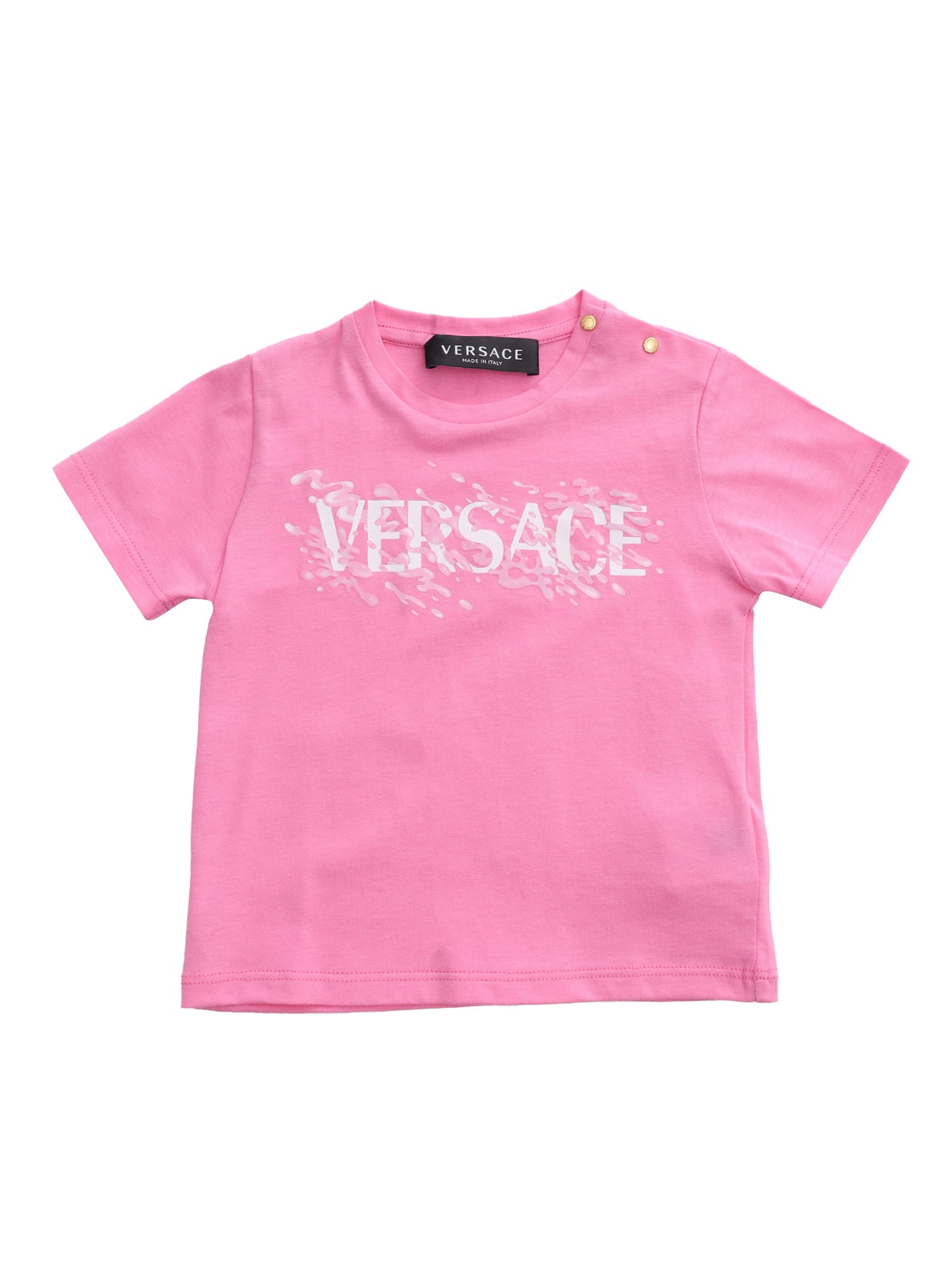 Versace 3d Detailed Logo T-shirt