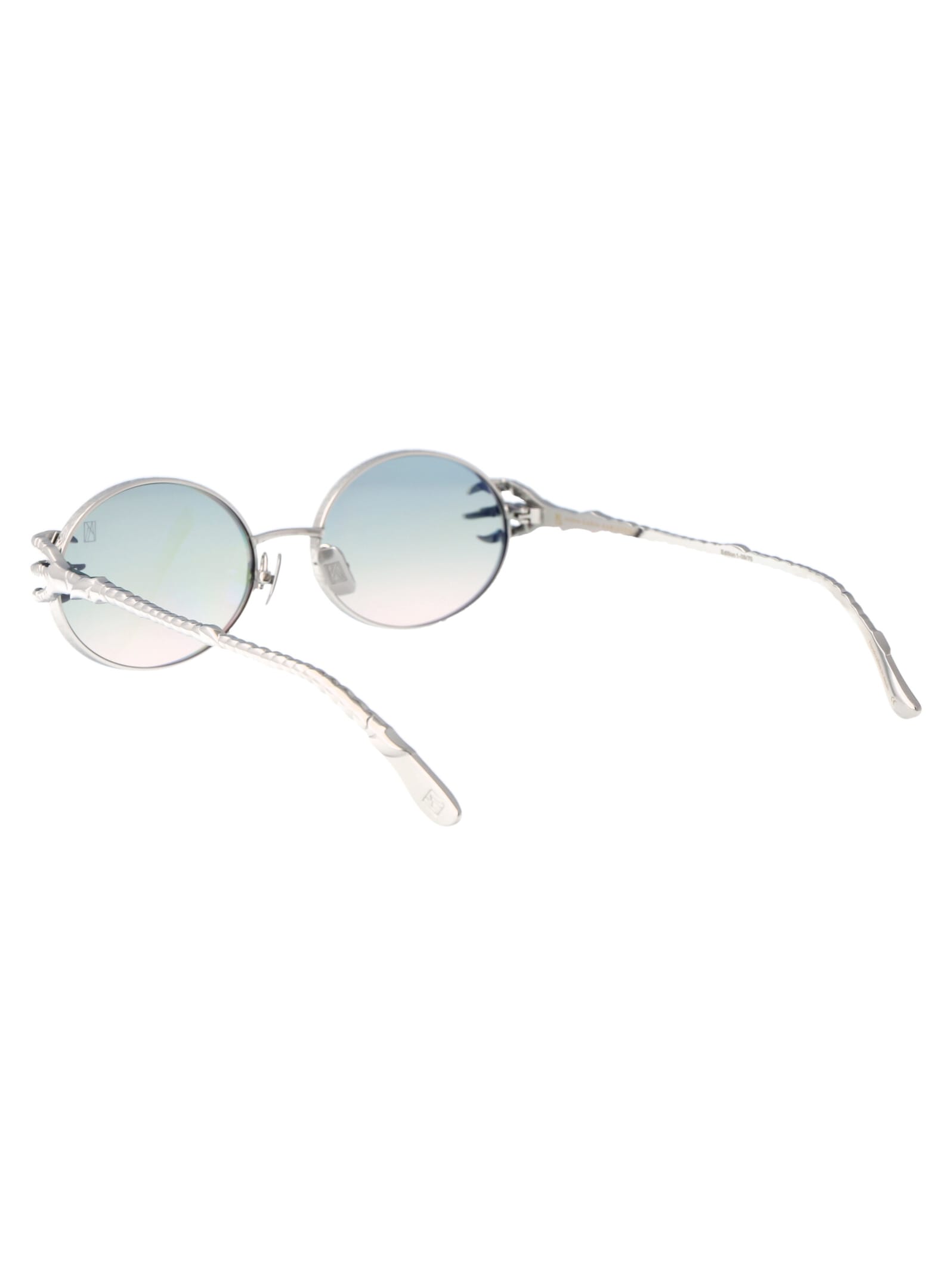 Shop Anna-karin Karlsson Claw Aventure Sunglasses In White Gold