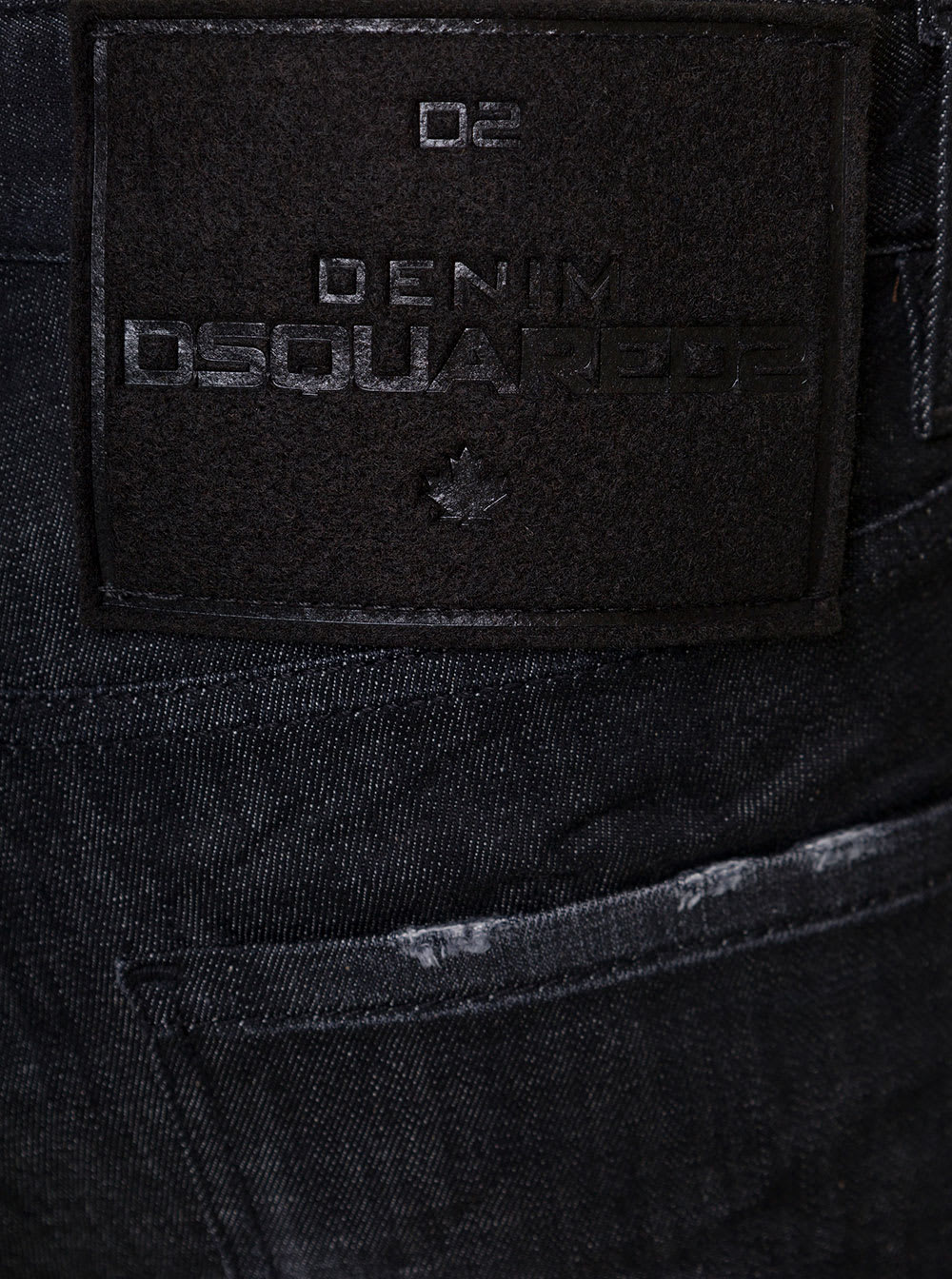 Shop Dsquared2 Cool Guy Black Five Pockets Jeans With Used Wash In Stretch Cotton Denim Man