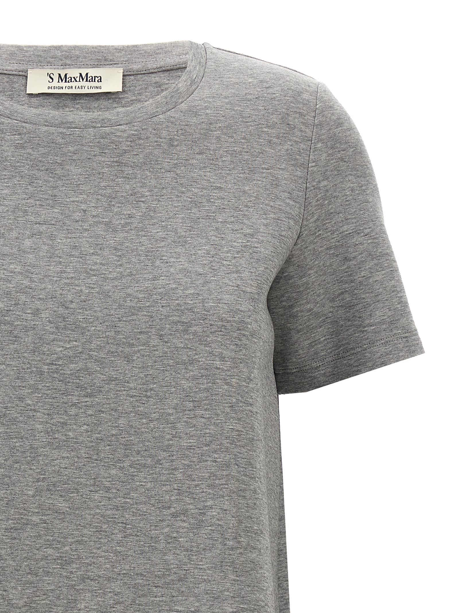 Shop 's Max Mara Tubo T-shirt In Gray