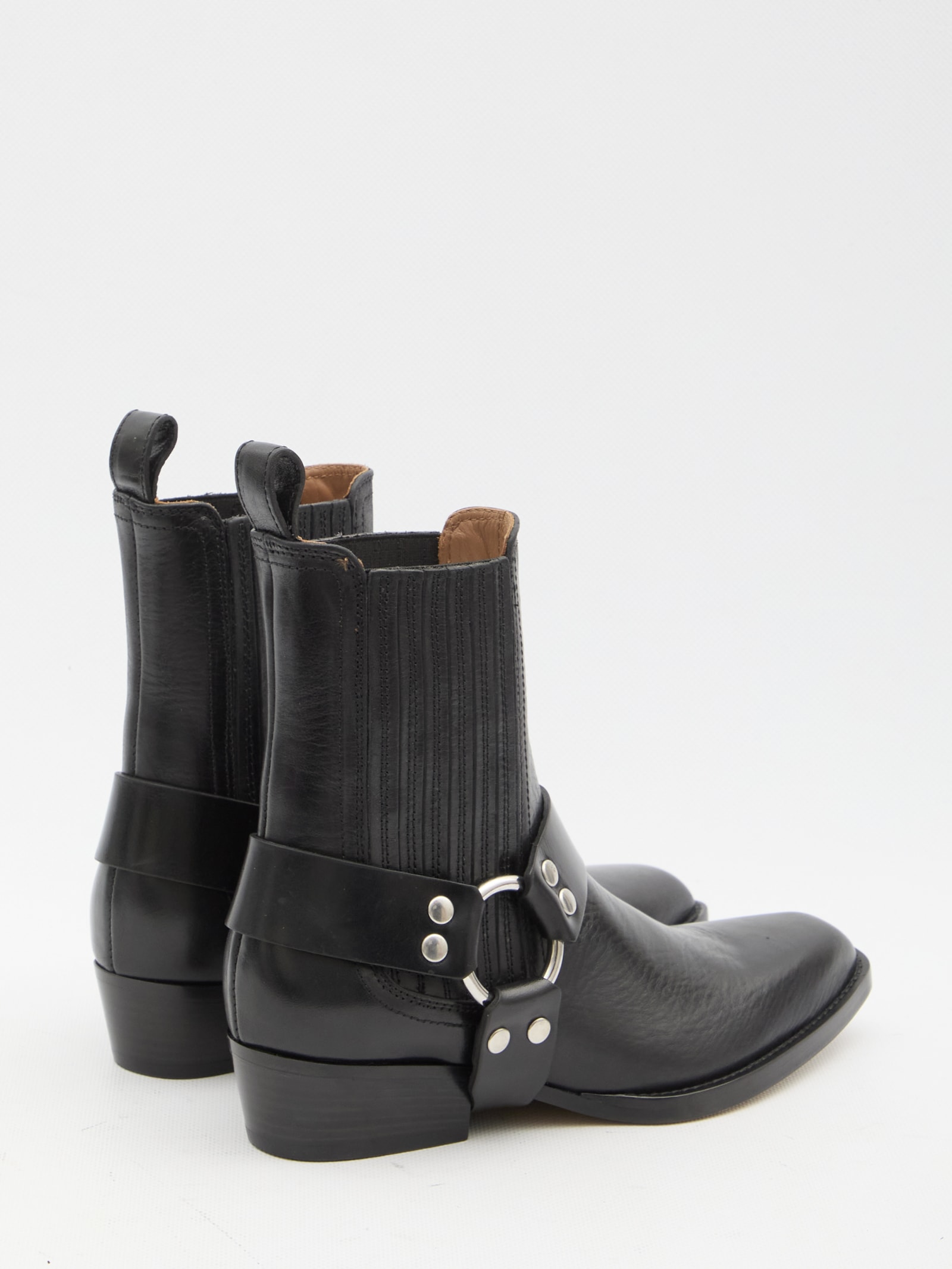 Shop Paris Texas Helena Ankle Boots In Black