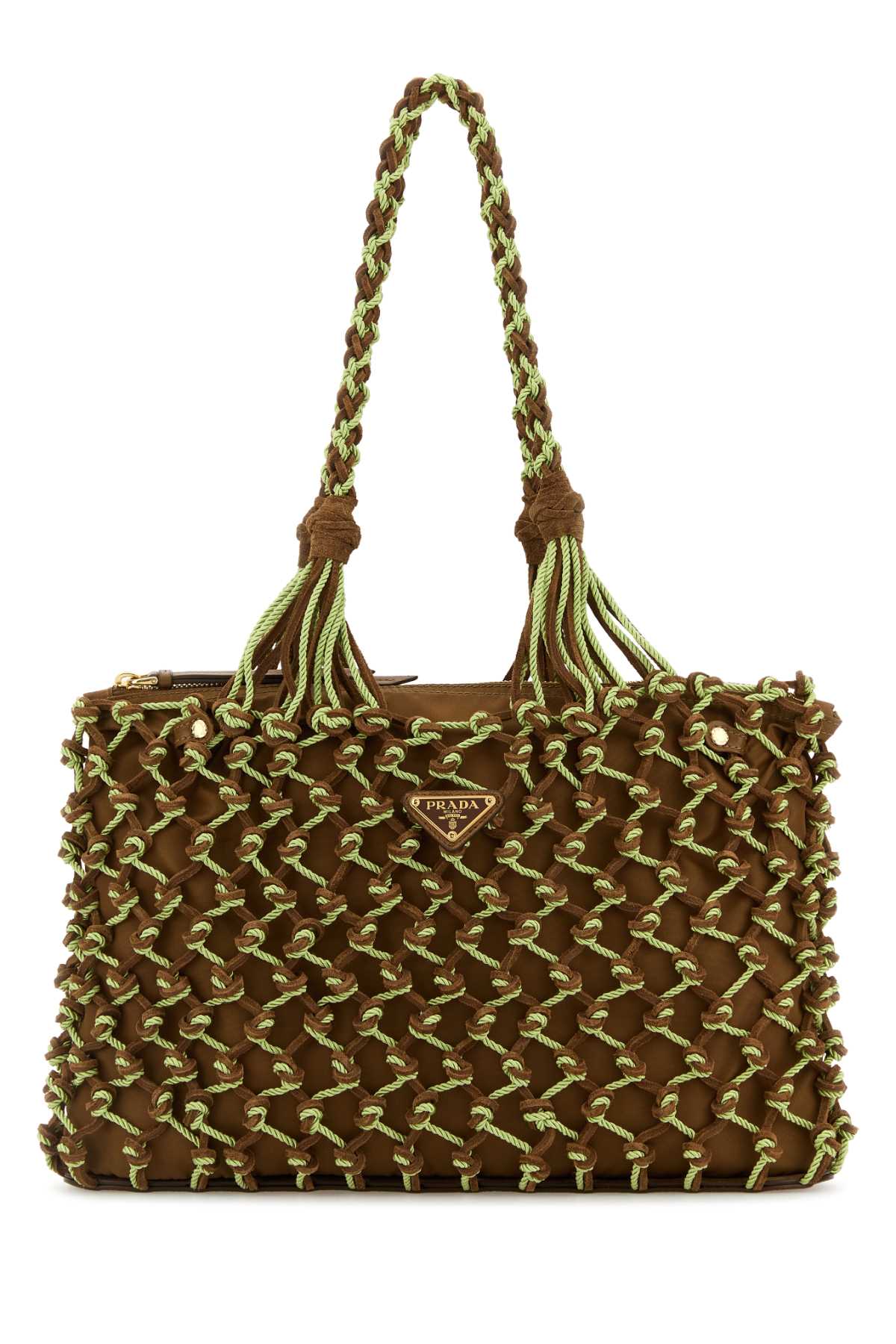 Prada Dual Texture Shopping Tote