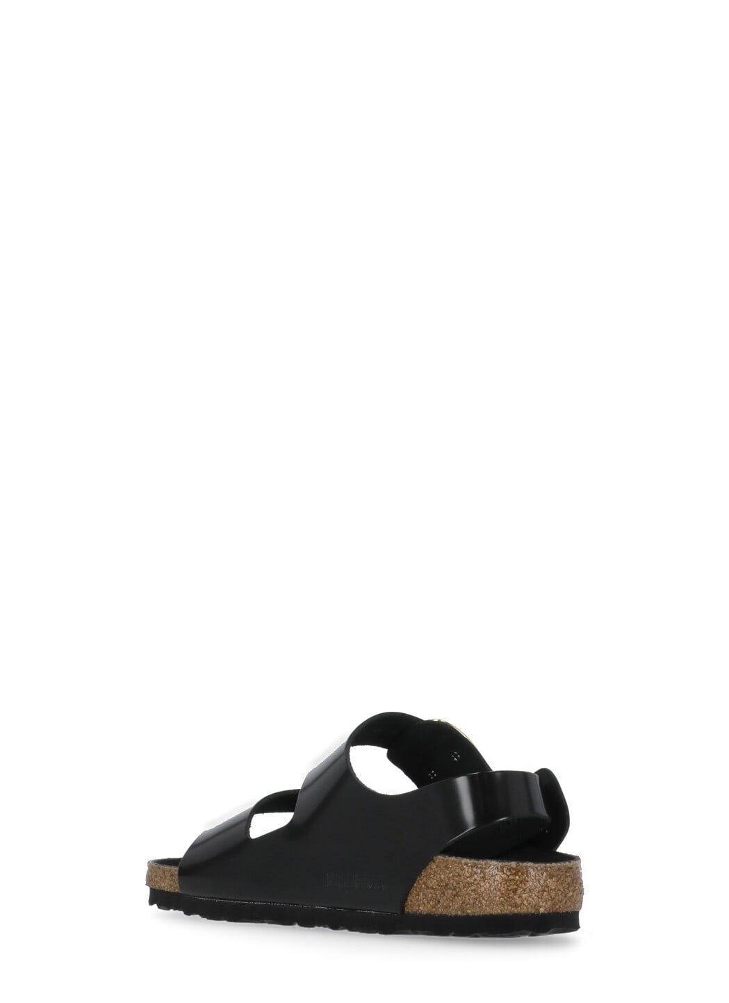 Shop Birkenstock Milano Big Buckle Sandals In Black
