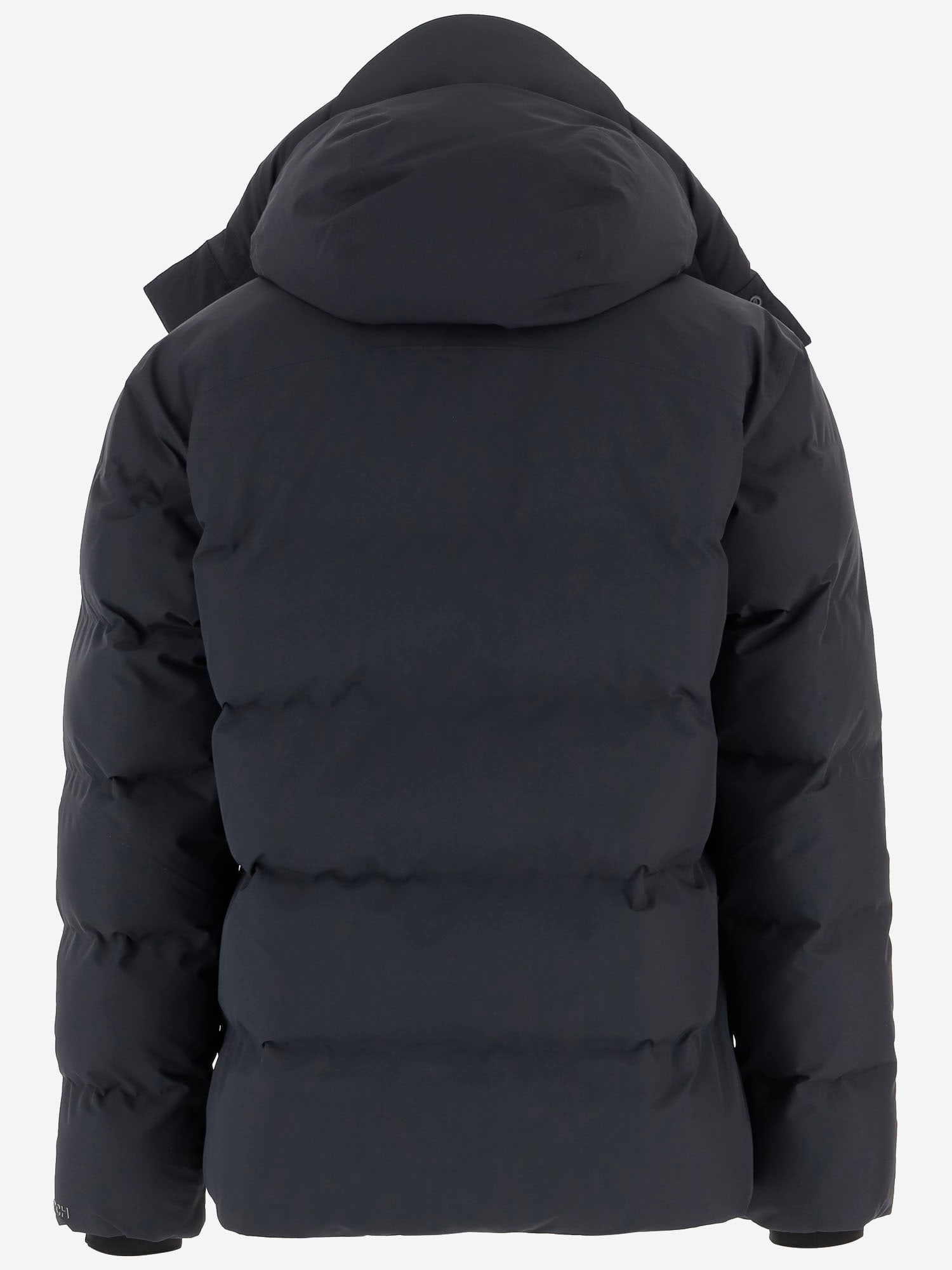 Save The Duck Padded Jacket With Hood And Multiple Pockets In Blue