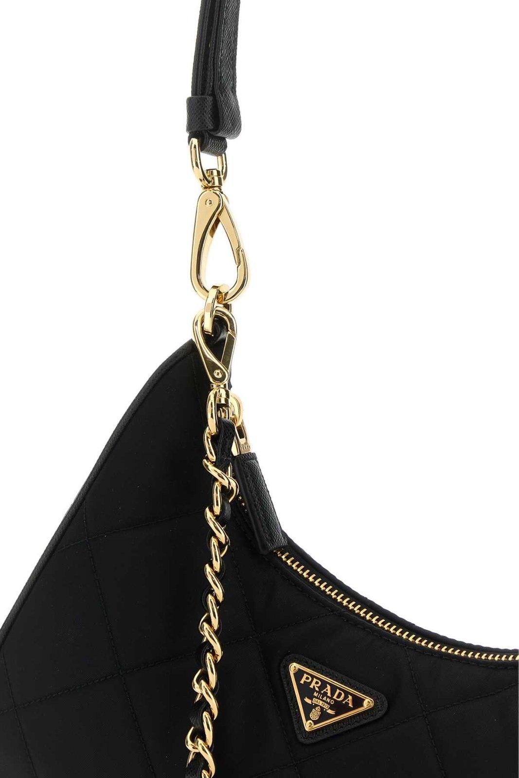 Shop Prada Re-edition Quilted Zipped Shoulder Bag