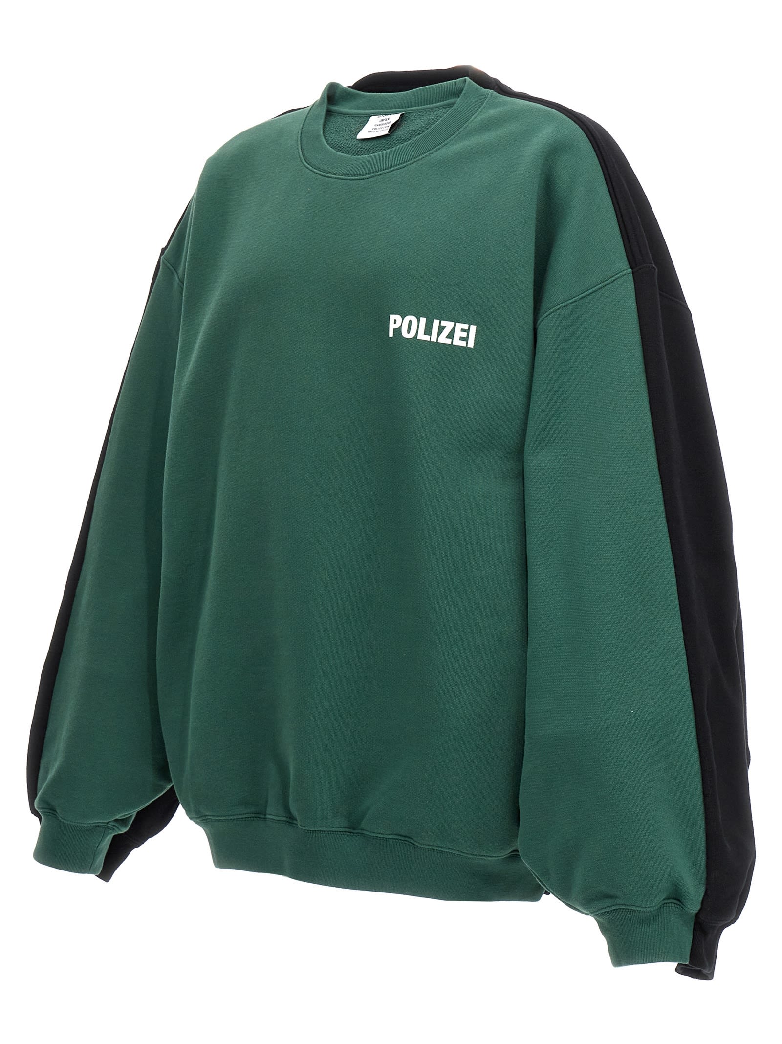 VETEMENTS POLIZEI/SECURITE SWEATSHIRT
