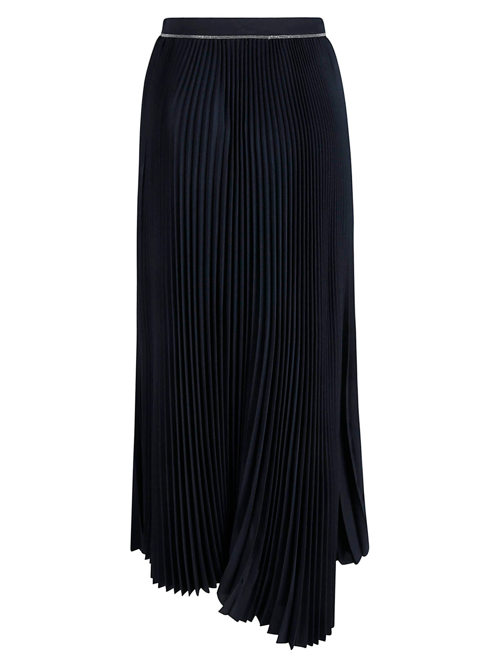 Fabiana Filippi Pleated Skirt In Black