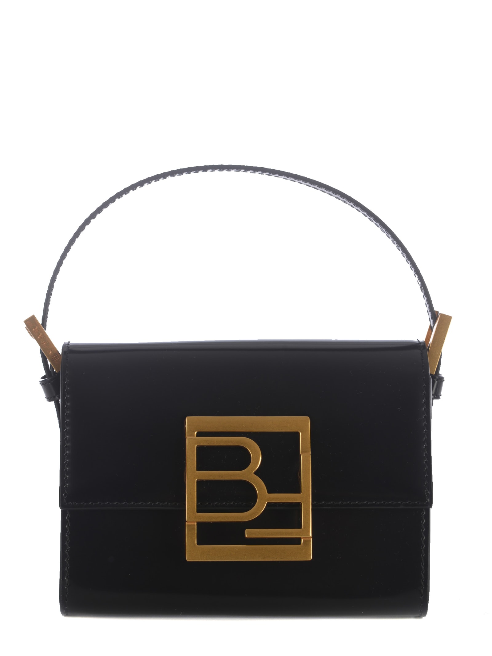 By Far Mini Bag  Fran In Semi-patent Leather Available Pompei Store In Nero