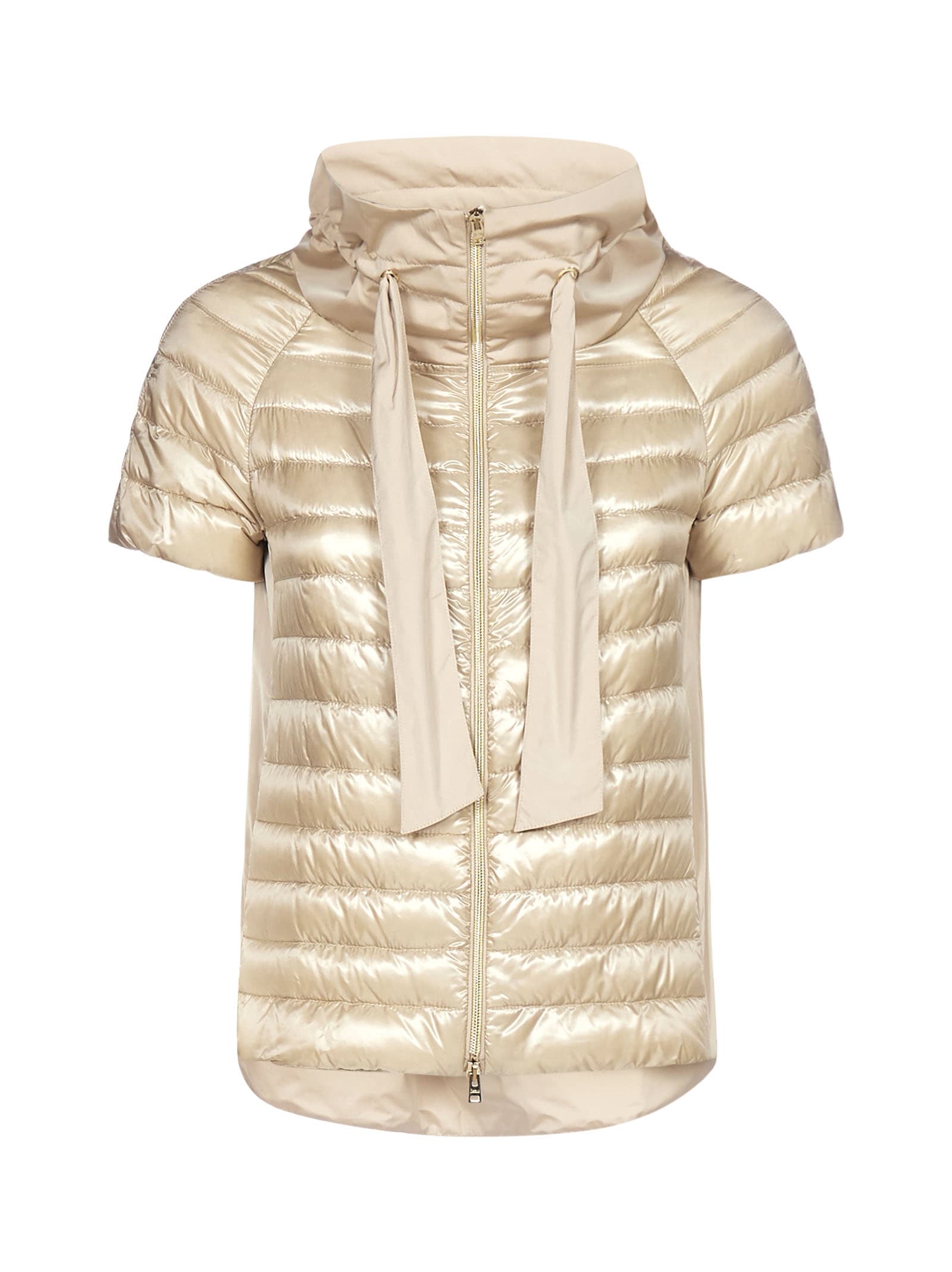 Herno Quilted And Smooth Nylon Down Jacket