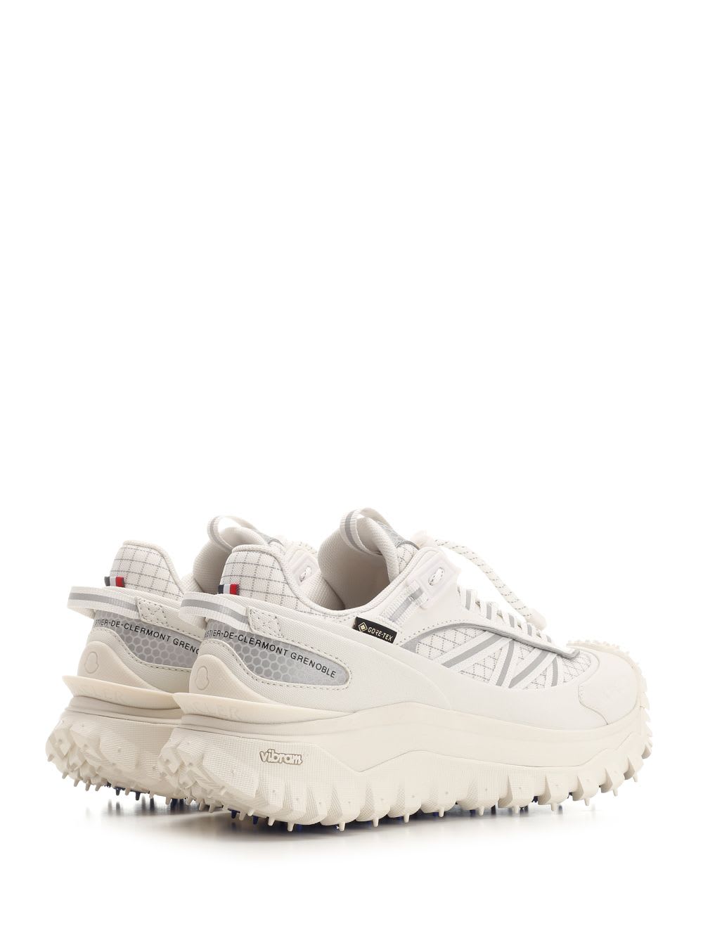 Shop Moncler Trailgrip Sneakers In White