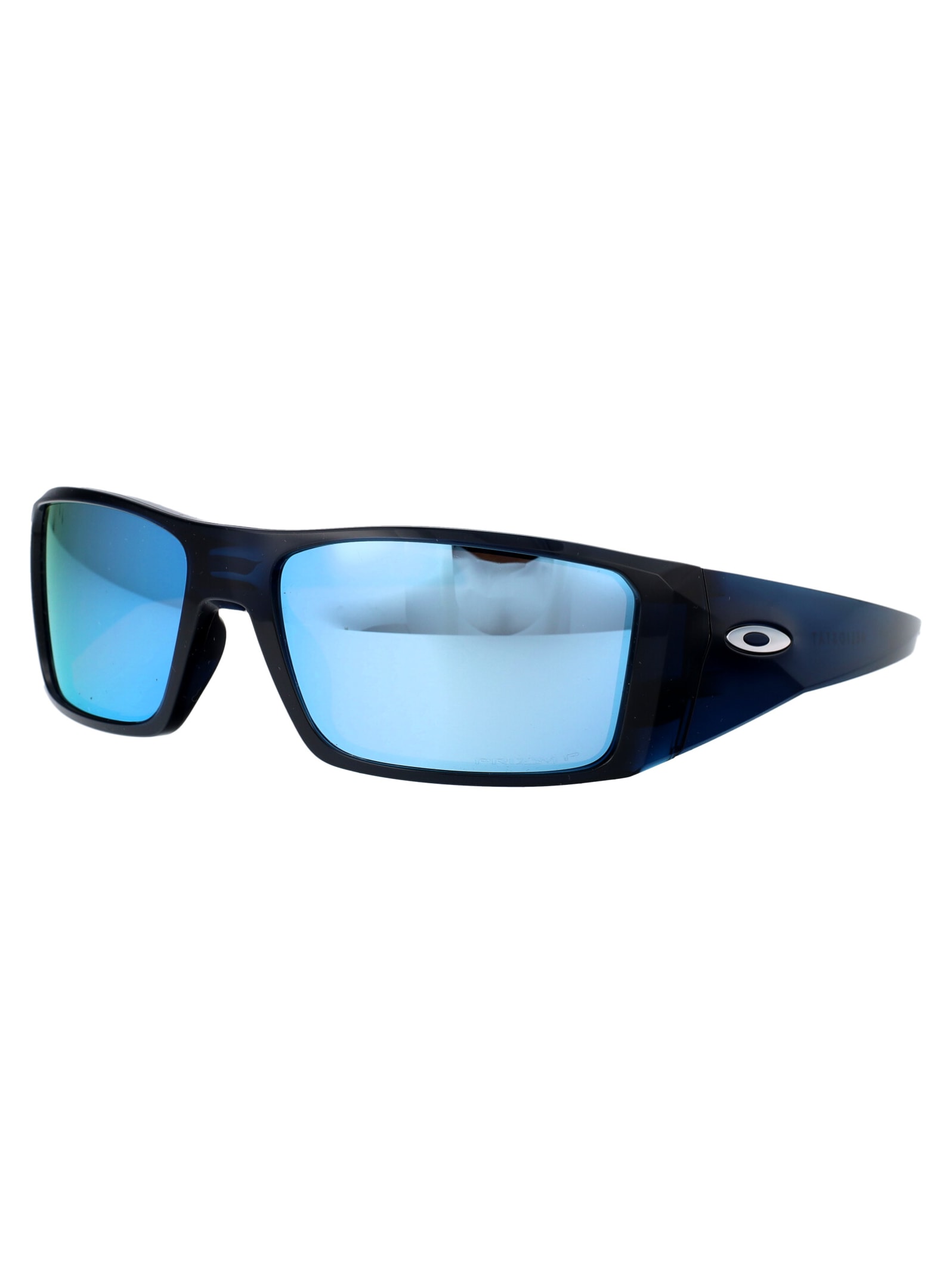 Shop Oakley Heliostat Sunglasses In 923114 Transparent Poseidon