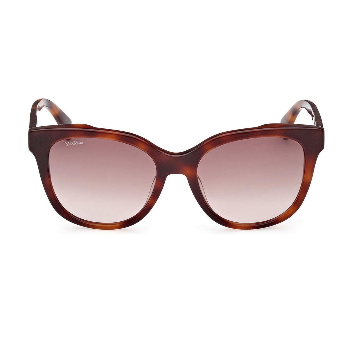 Shop Max Mara Mm0068 52f Sunglasses In Marrone