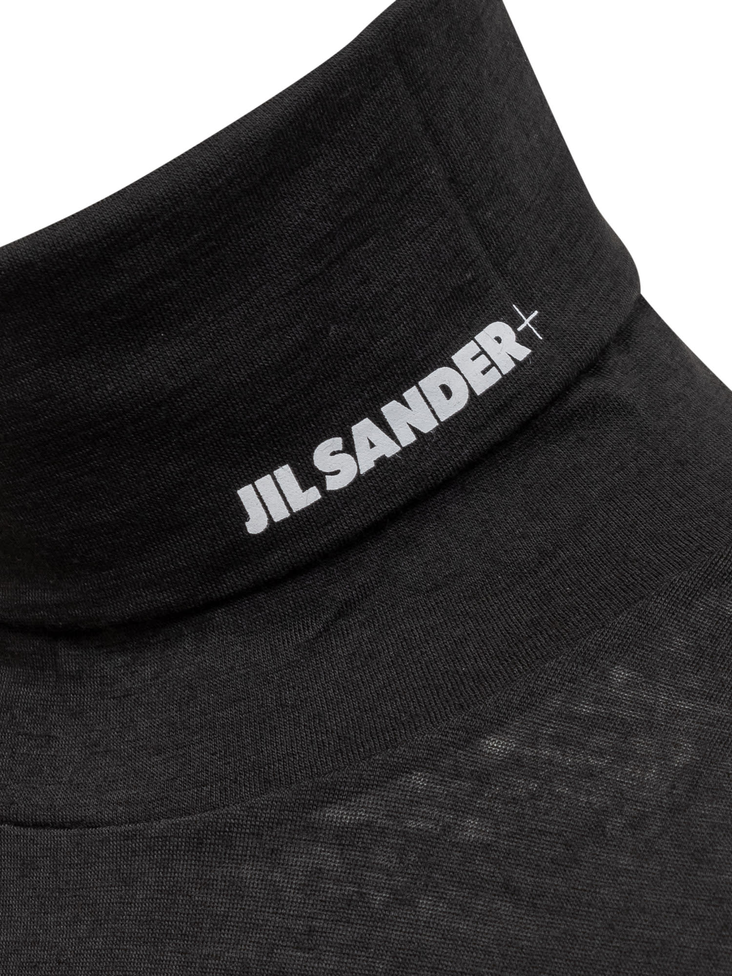 Shop Jil Sander T-shirt With Logo In Black