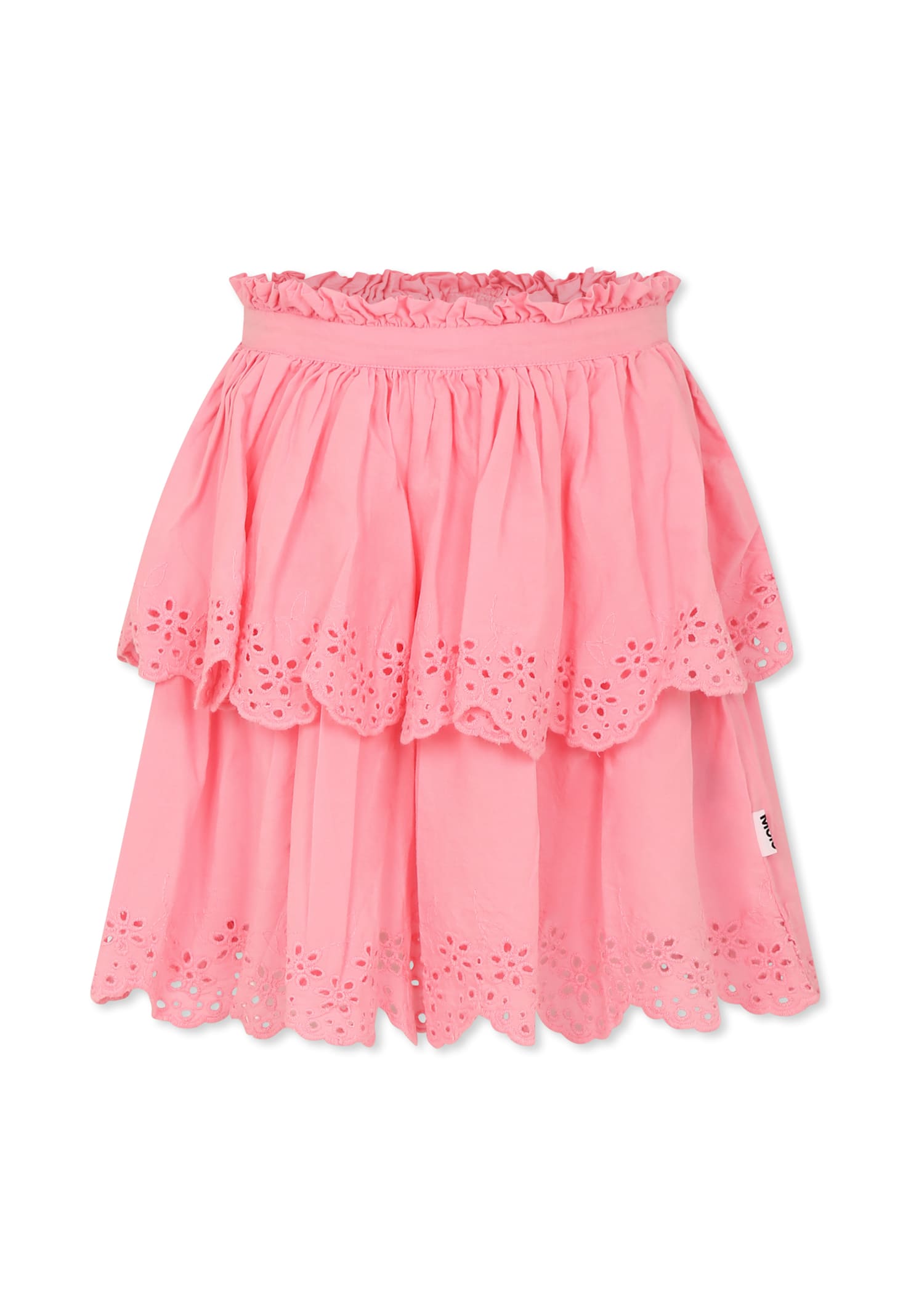 Molo Pink Skirt For Girl In Pink