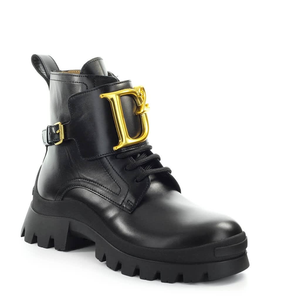 Dsquared2 D2 Statement Boots In Nero | ModeSens