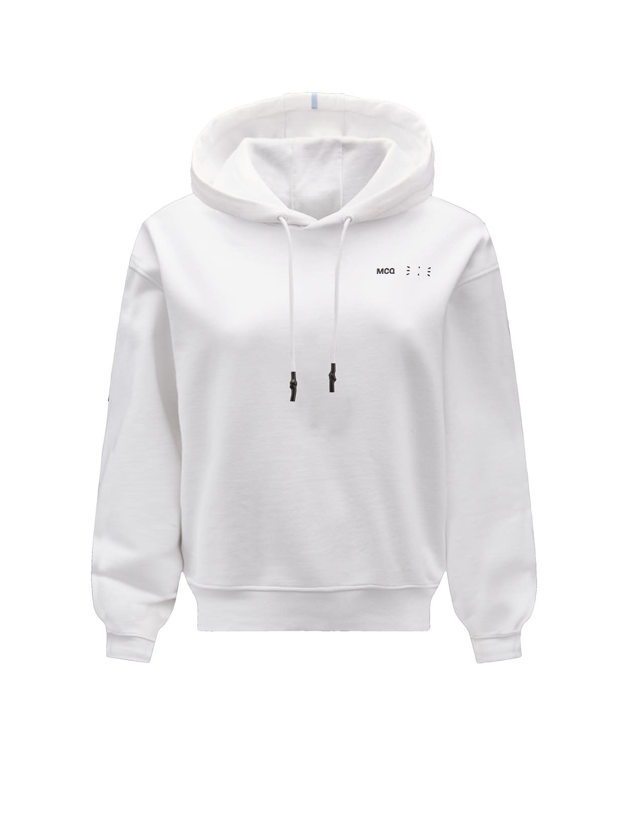 McQ Alexander McQueen Woman White Hoodie With Logo