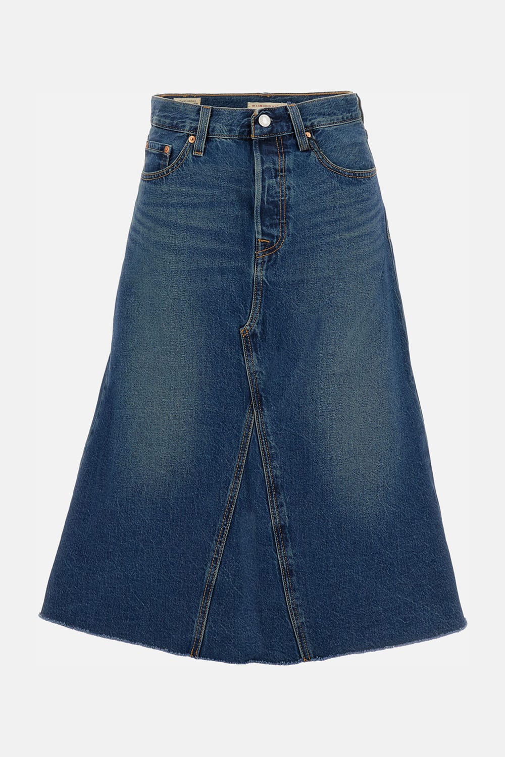 Levi's High Rise A-line Decon Skirt In Blue