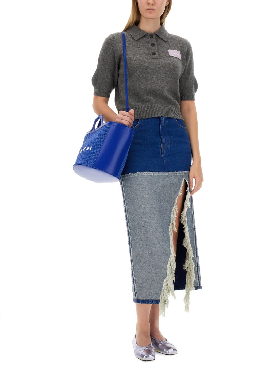 Shop Marni Denim Skirt