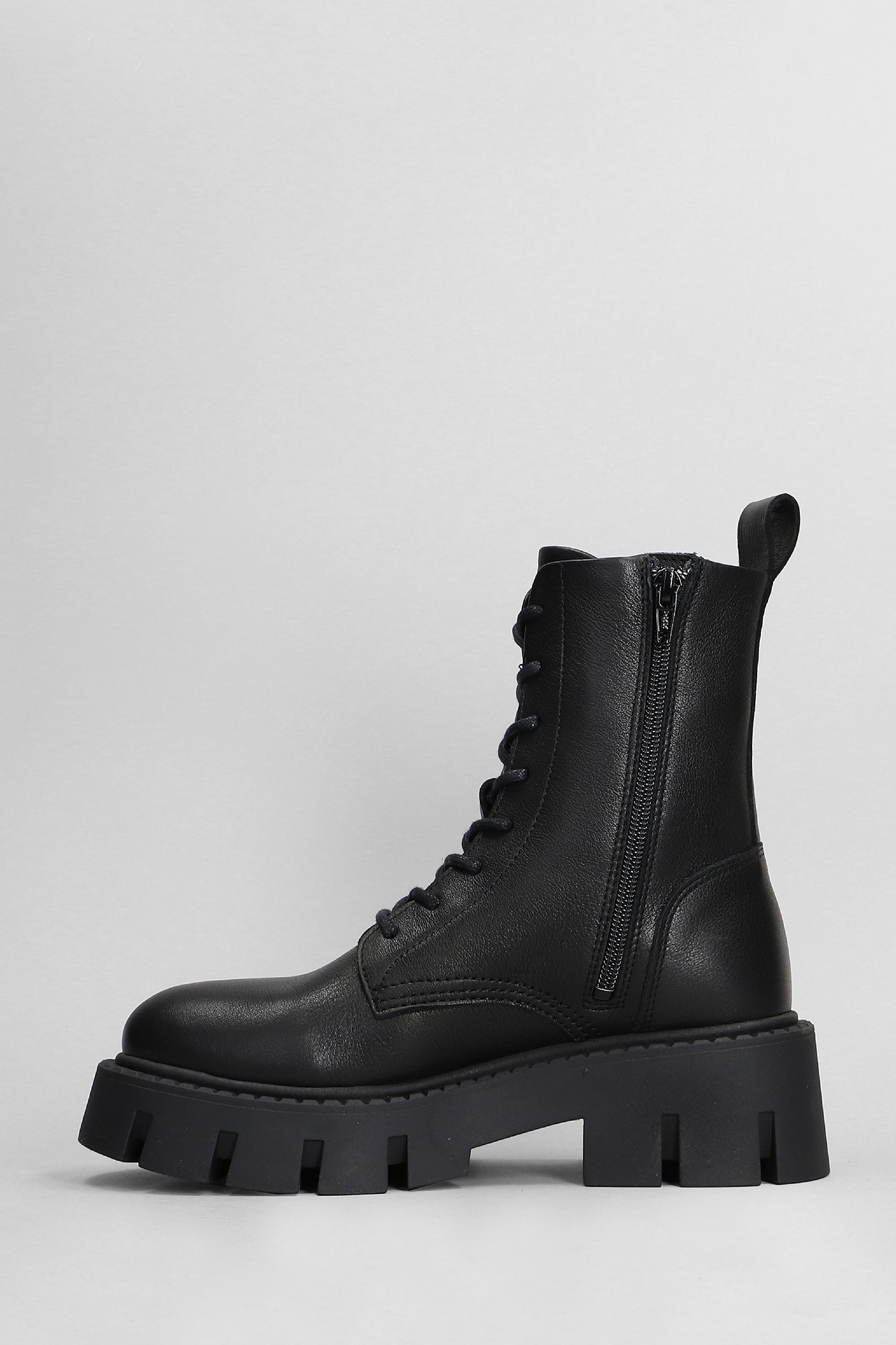 Shop Copenhagen Cph 130 Combat Boots In Black Leather