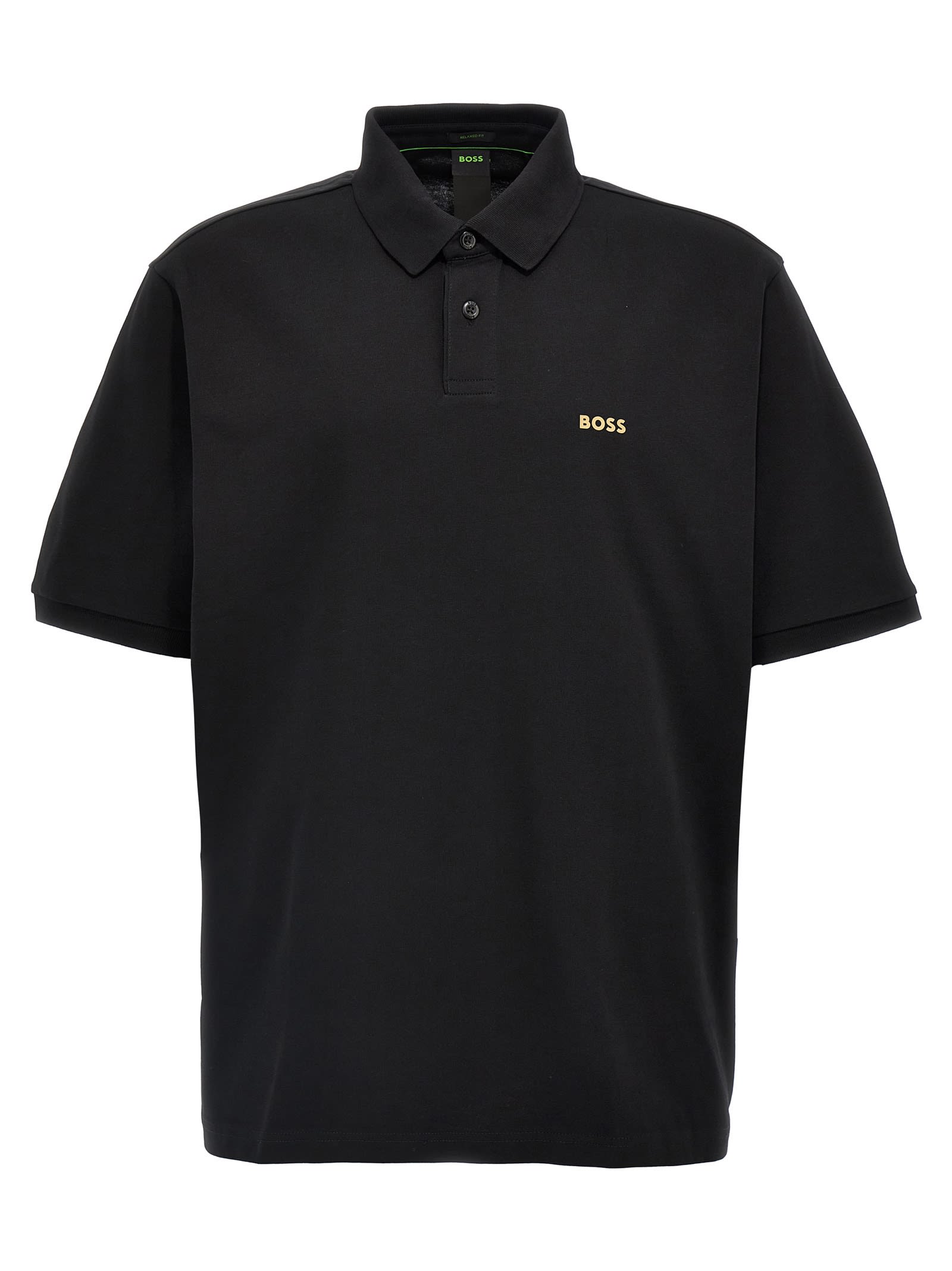 Shop Hugo Boss Pavel Polo Shirt In Black