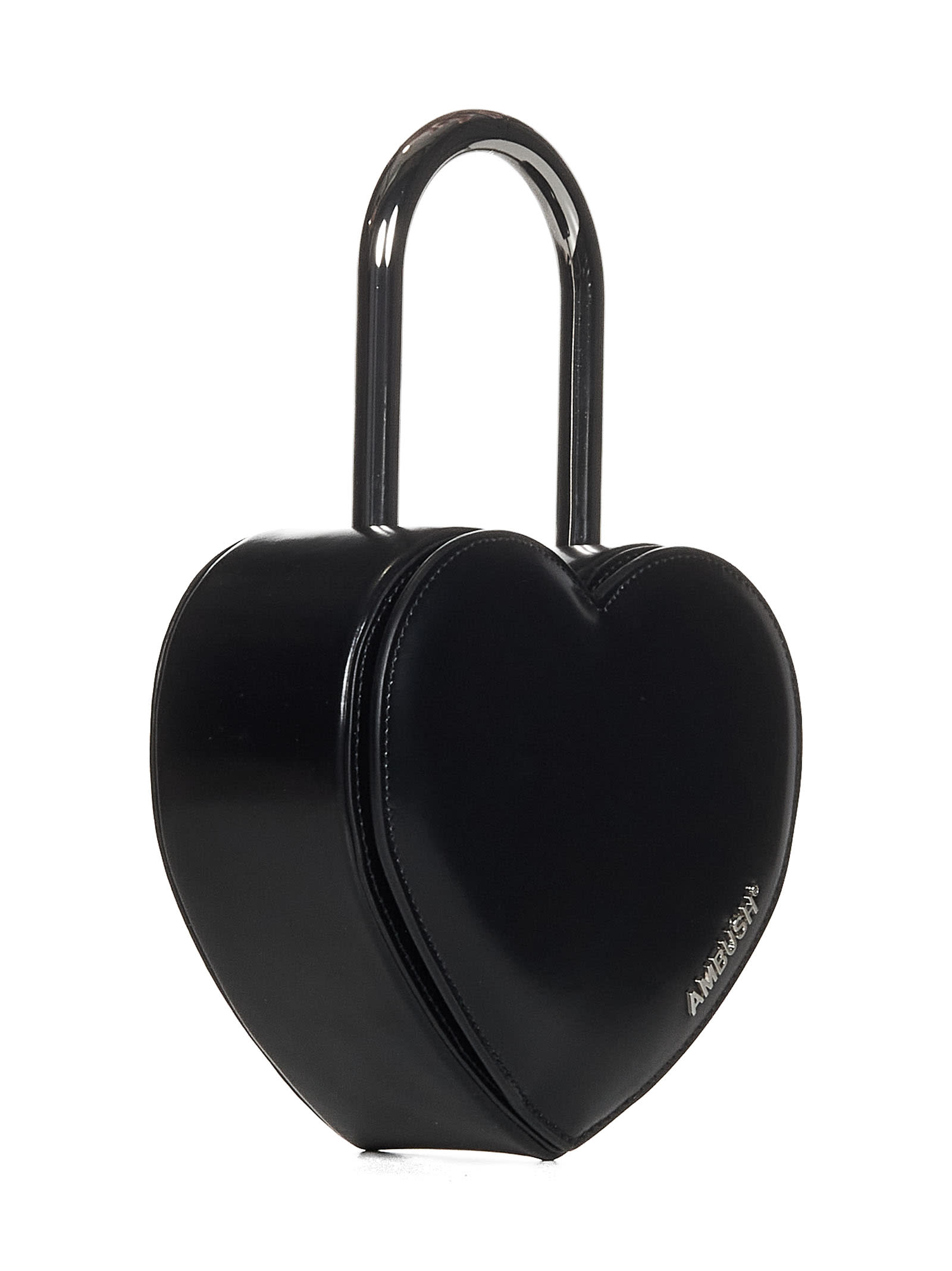 Shop Ambush Heart Padlock Tote In Black