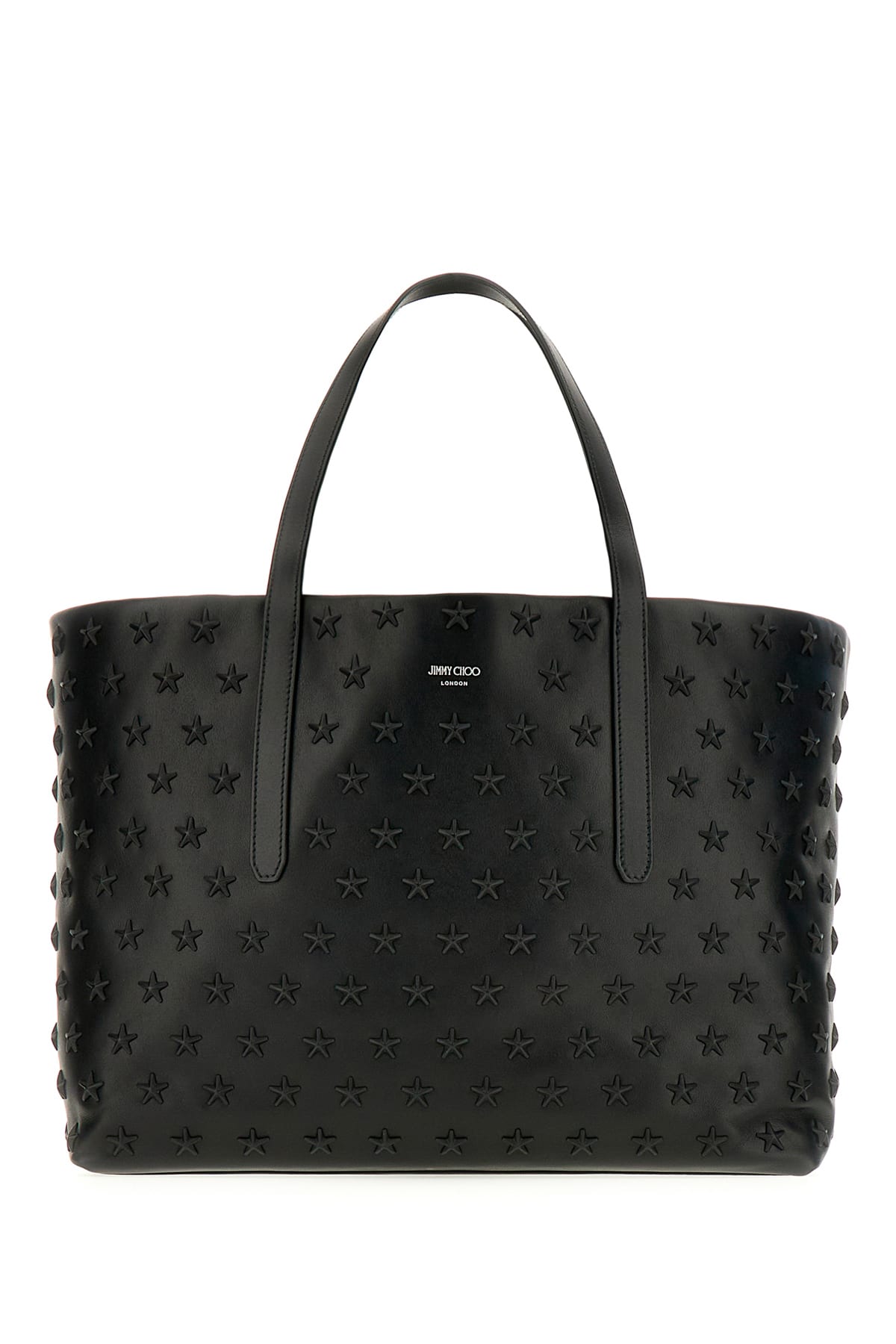 Jimmy Choo Black Leather Pimlico Shopping Bag