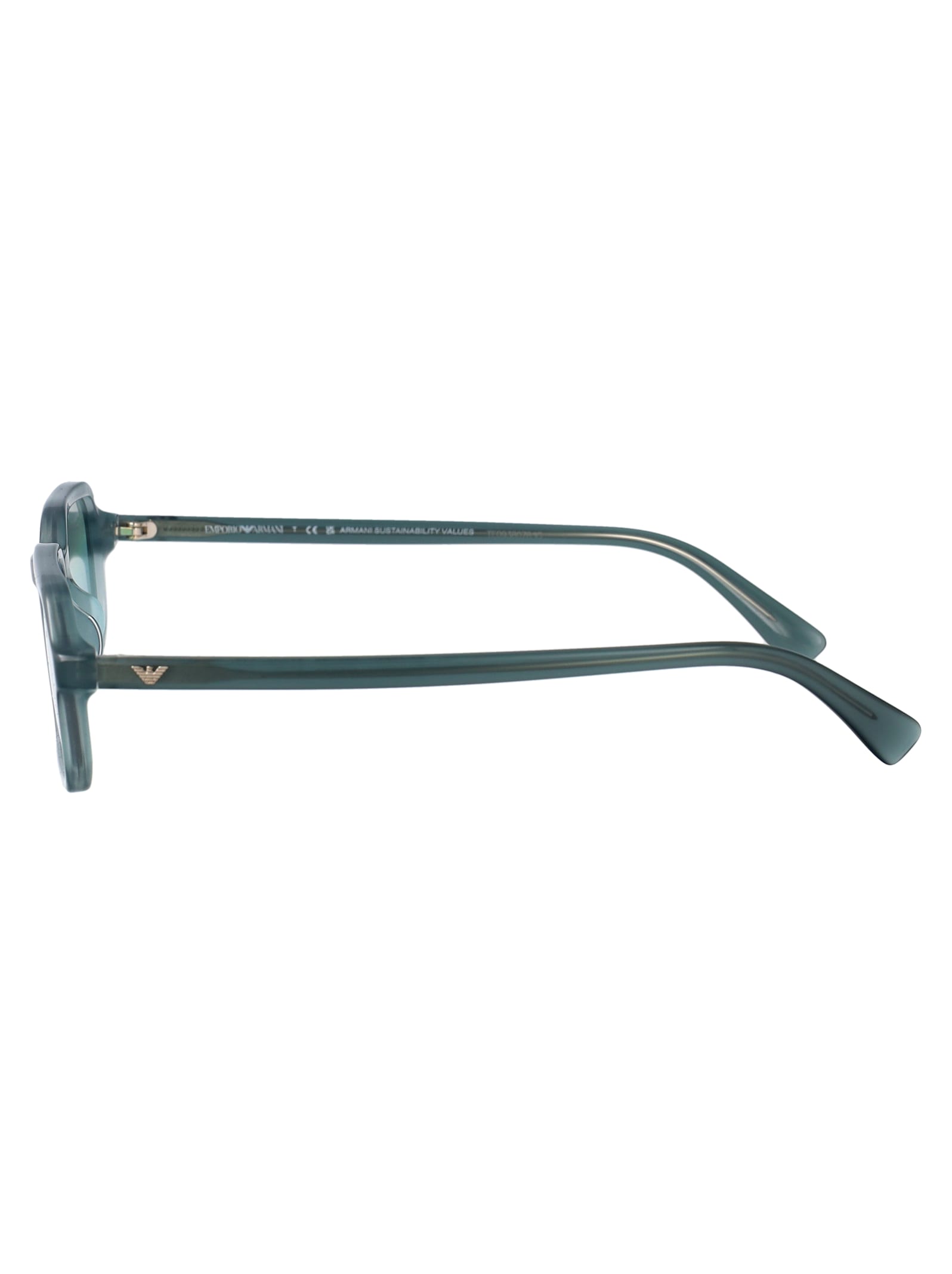 Emporio Armani Rectangular Sunglasses 0 Ea4253 U 627065 In Blue