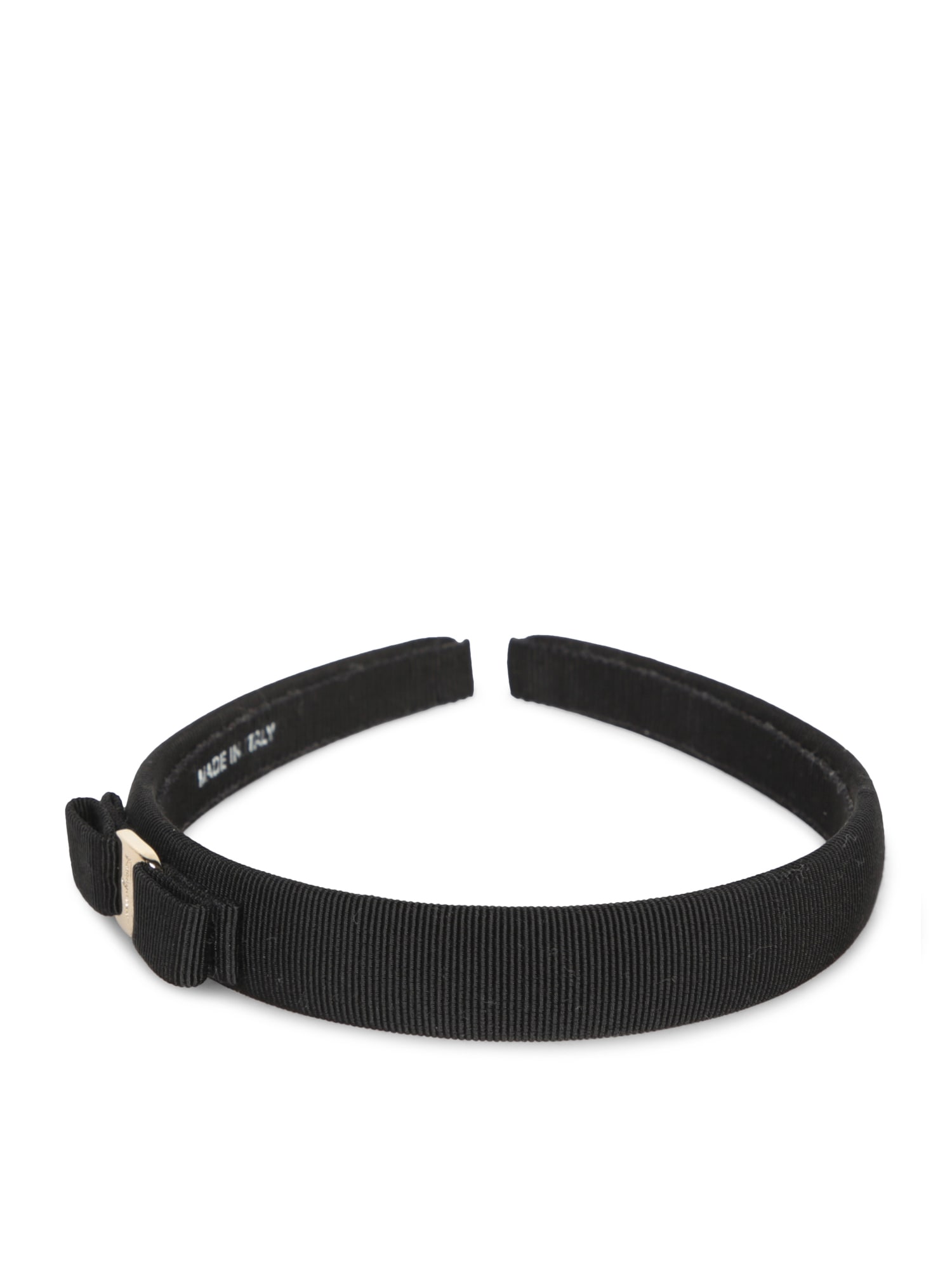 Shop Ferragamo Black Velvet Hairband