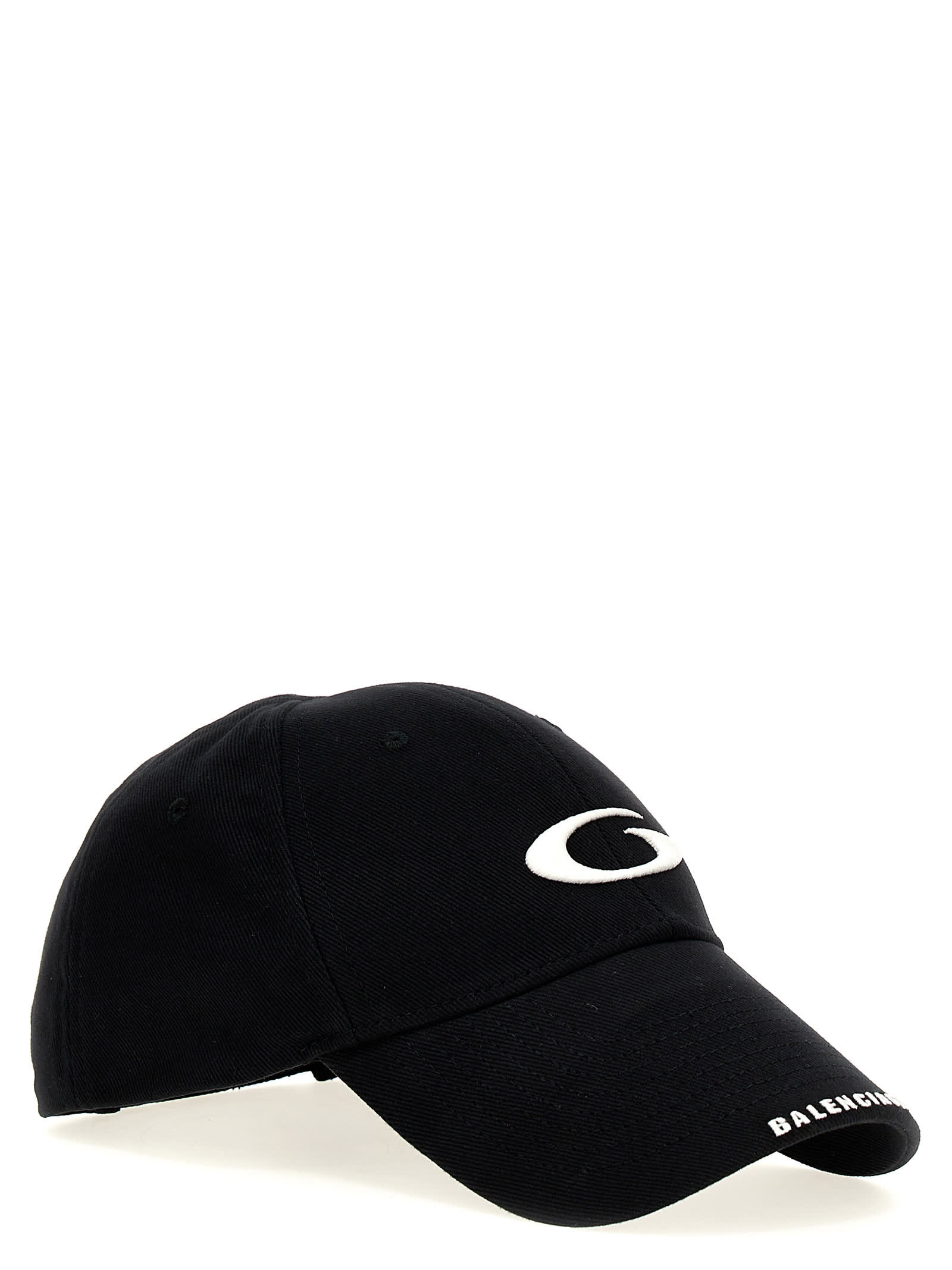 Shop Balenciaga New Sporty Cap Cap In White/black