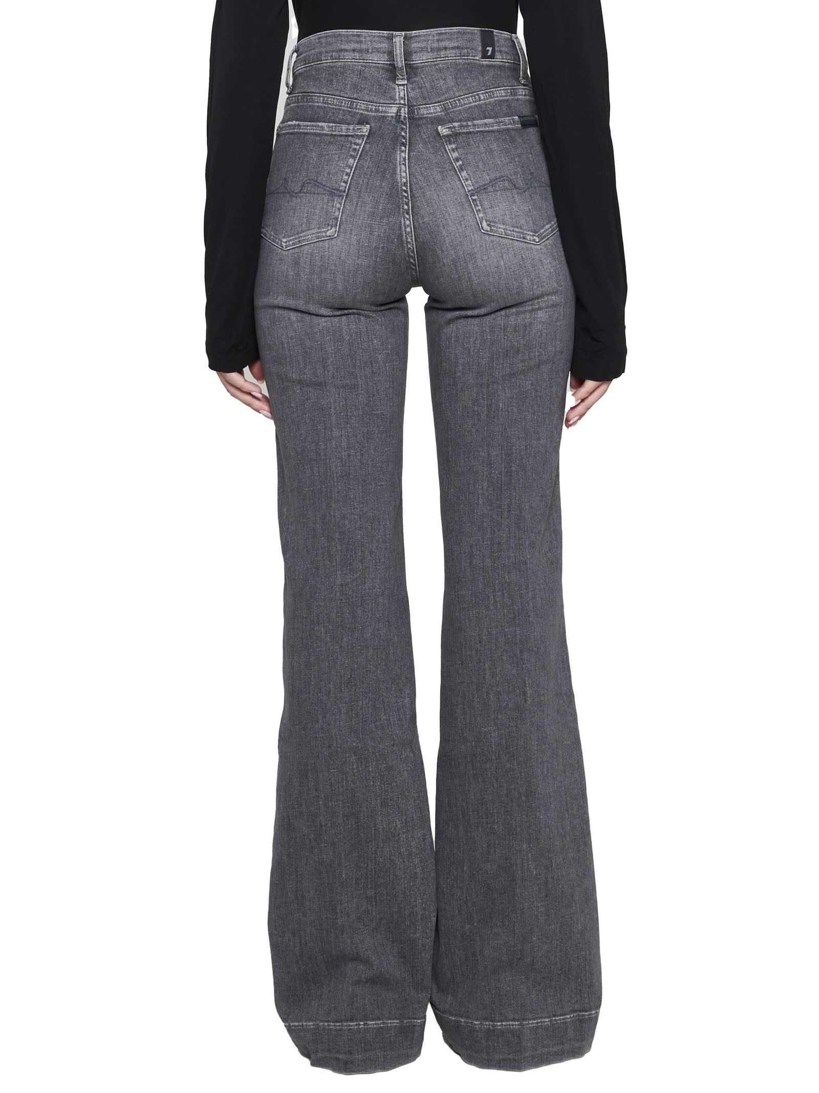 Shop 7 For All Mankind Jeans In Grey