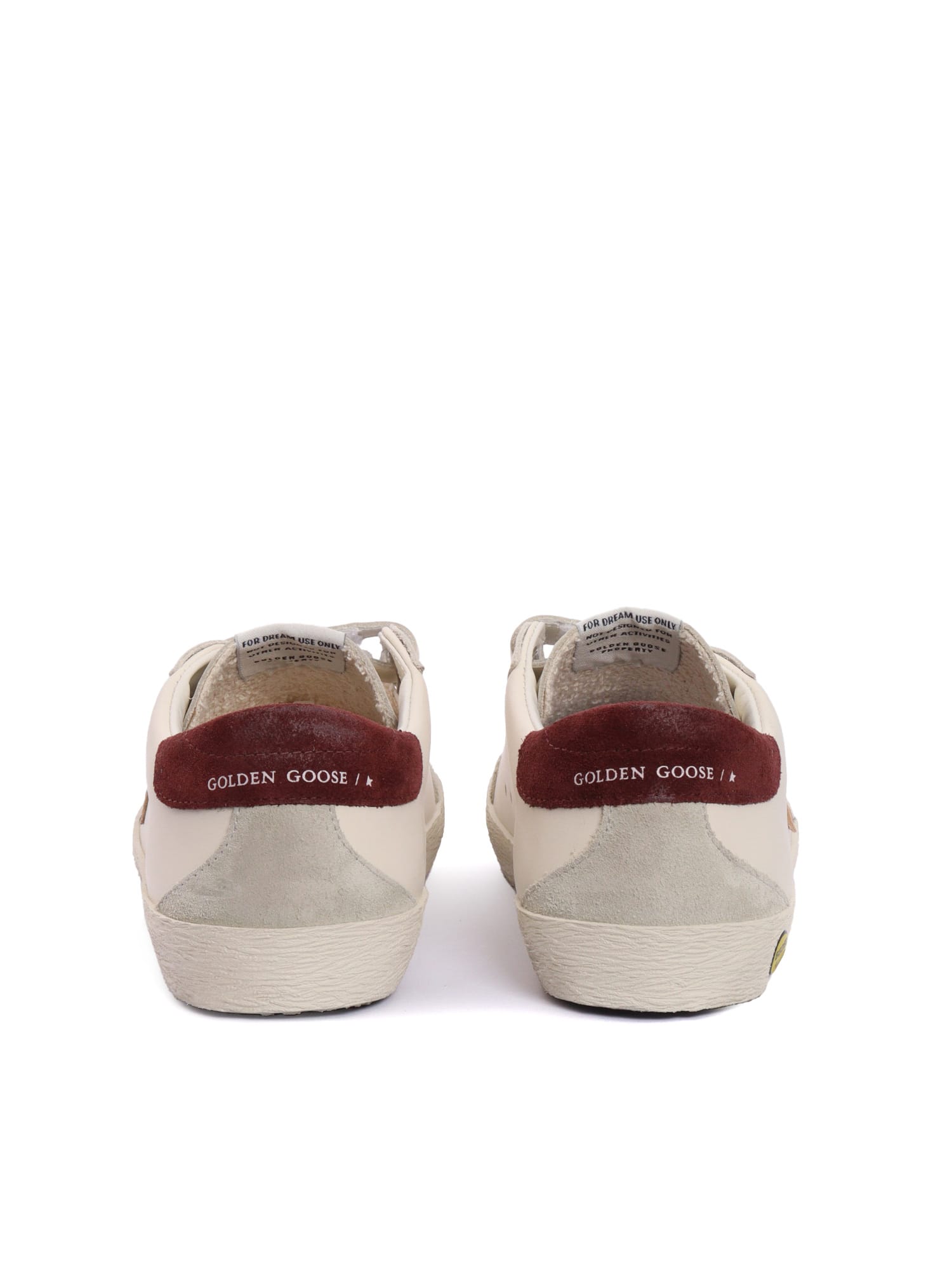 Golden Goose Old School Leather Upper And Toe Laminated Star Suede Penstar Heel And Spur Signature Foxing Sneaker In White