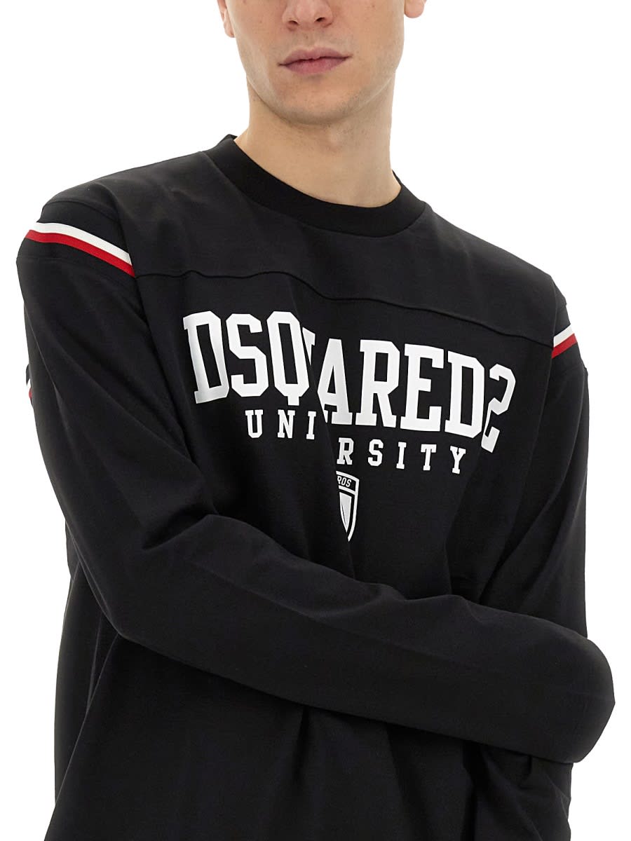 Shop Dsquared2 Sweatshirt With Logo In Black