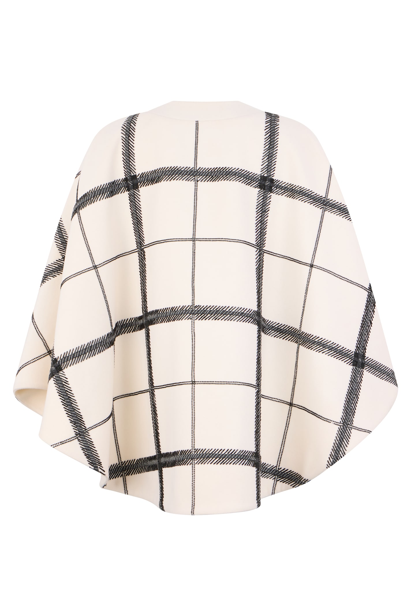 Valentino Cloak Made Of Virgin Wool And Cashmere In Gray